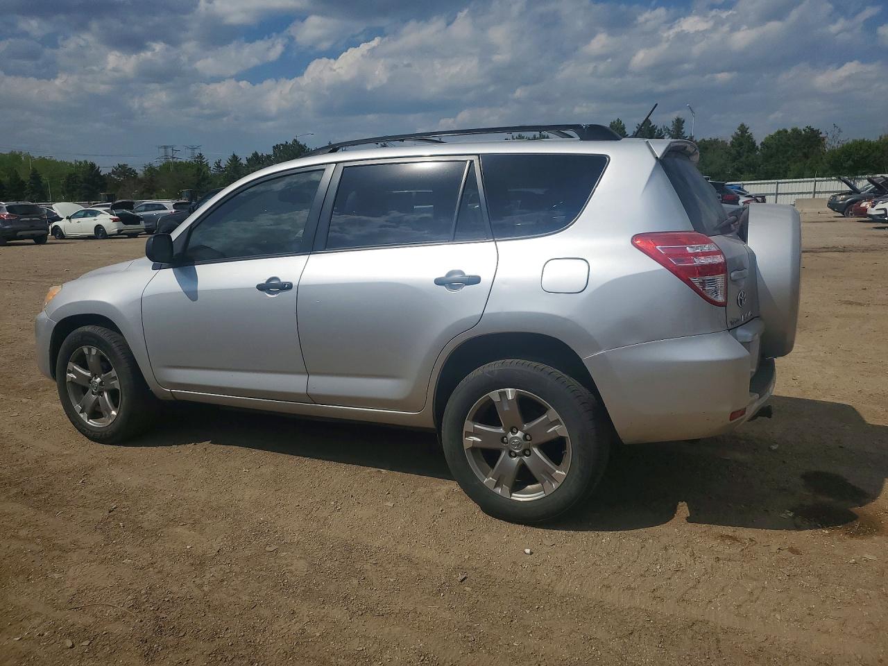 2010 Toyota Rav4 Base Silver vin: JTMBF4DV1AD037539