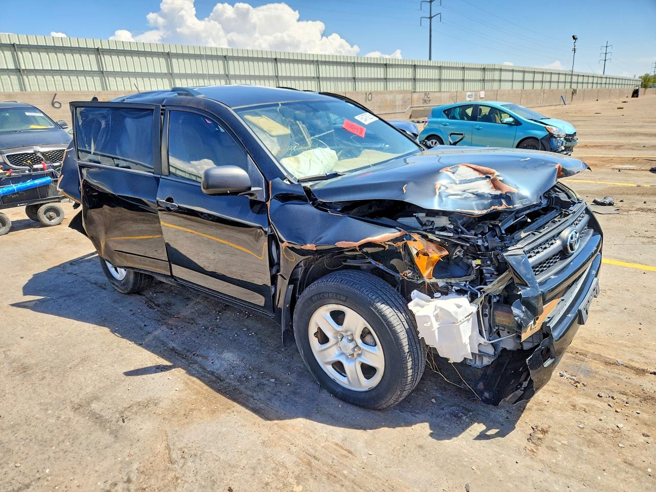 2011 Toyota Rav4 Base Black vin: JTMBF4DV1B5039111