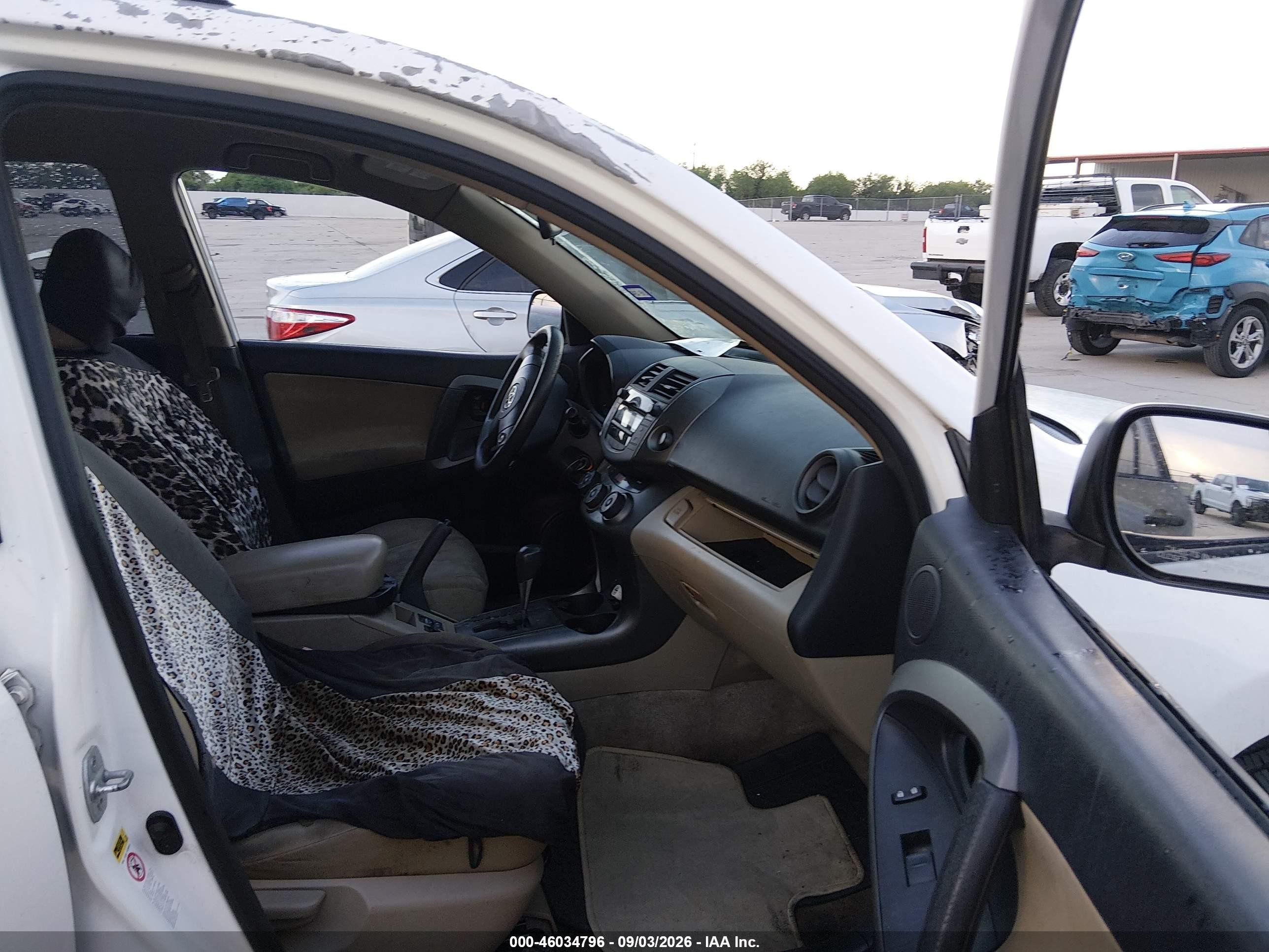 2010 Toyota Rav4   White vin: JTMBF4DV2A5024700