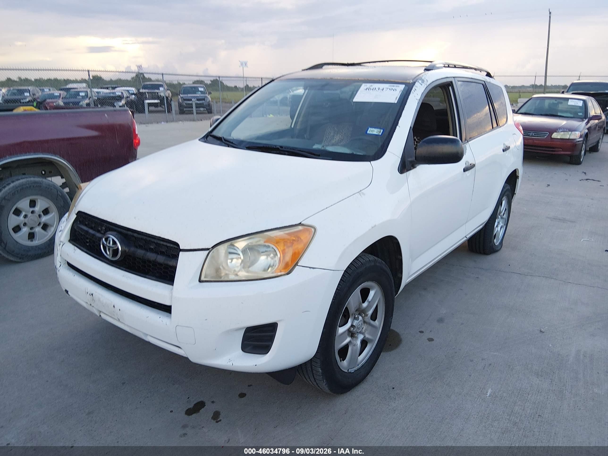 2010 Toyota Rav4   White vin: JTMBF4DV2A5024700