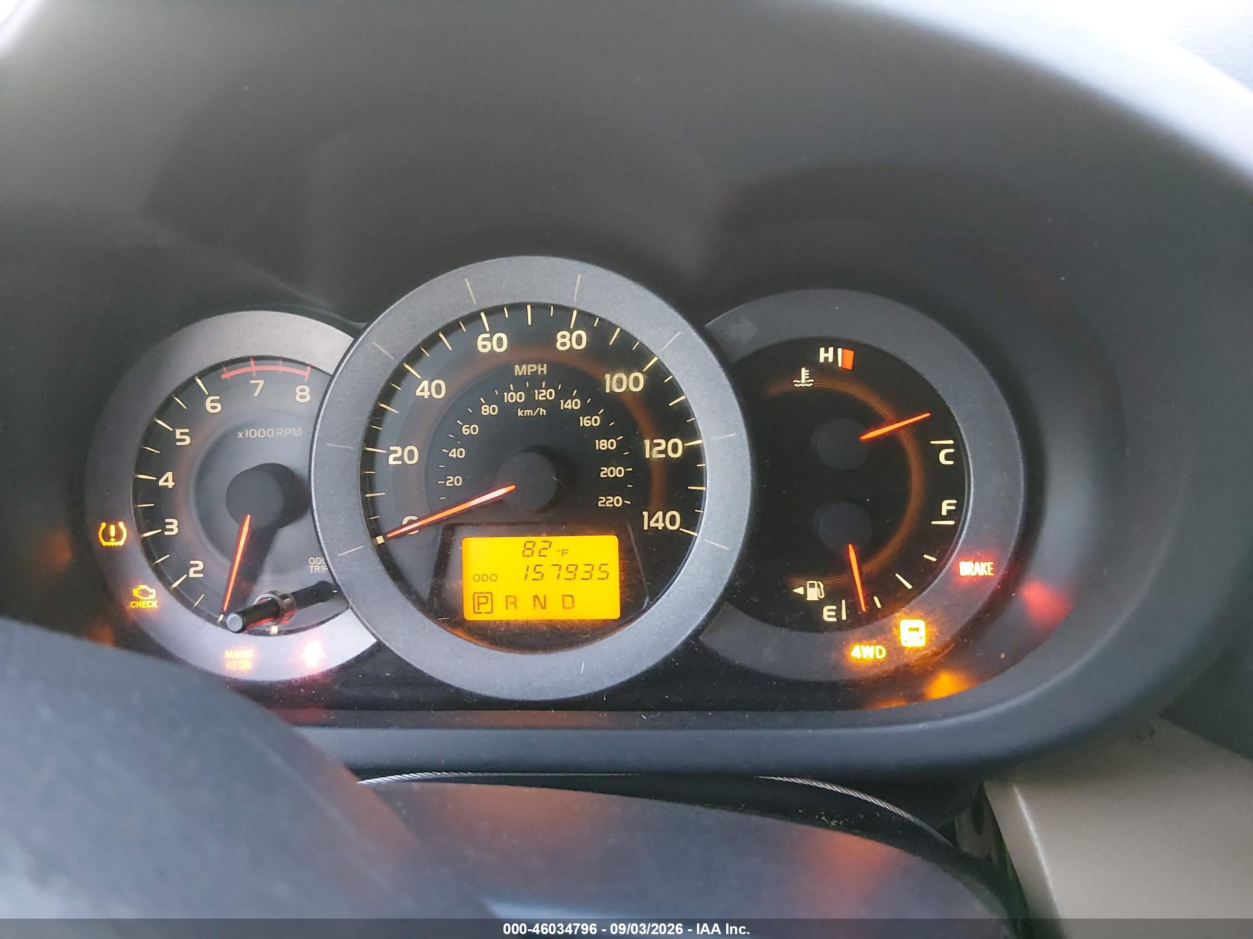 2010 Toyota Rav4   White vin: JTMBF4DV2A5024700