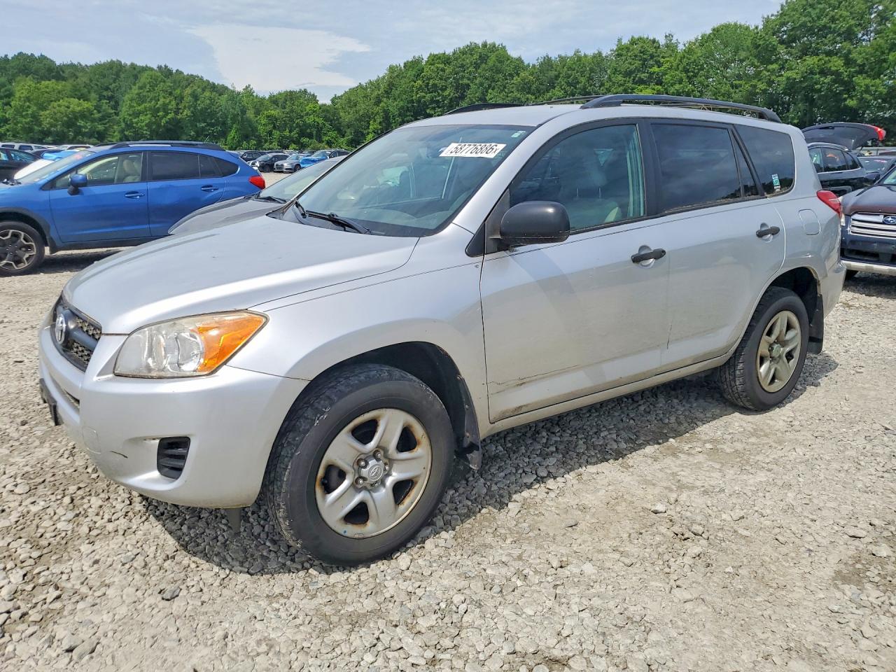 2010 Toyota Rav4 Base Silver vin: JTMBF4DV2A5027323