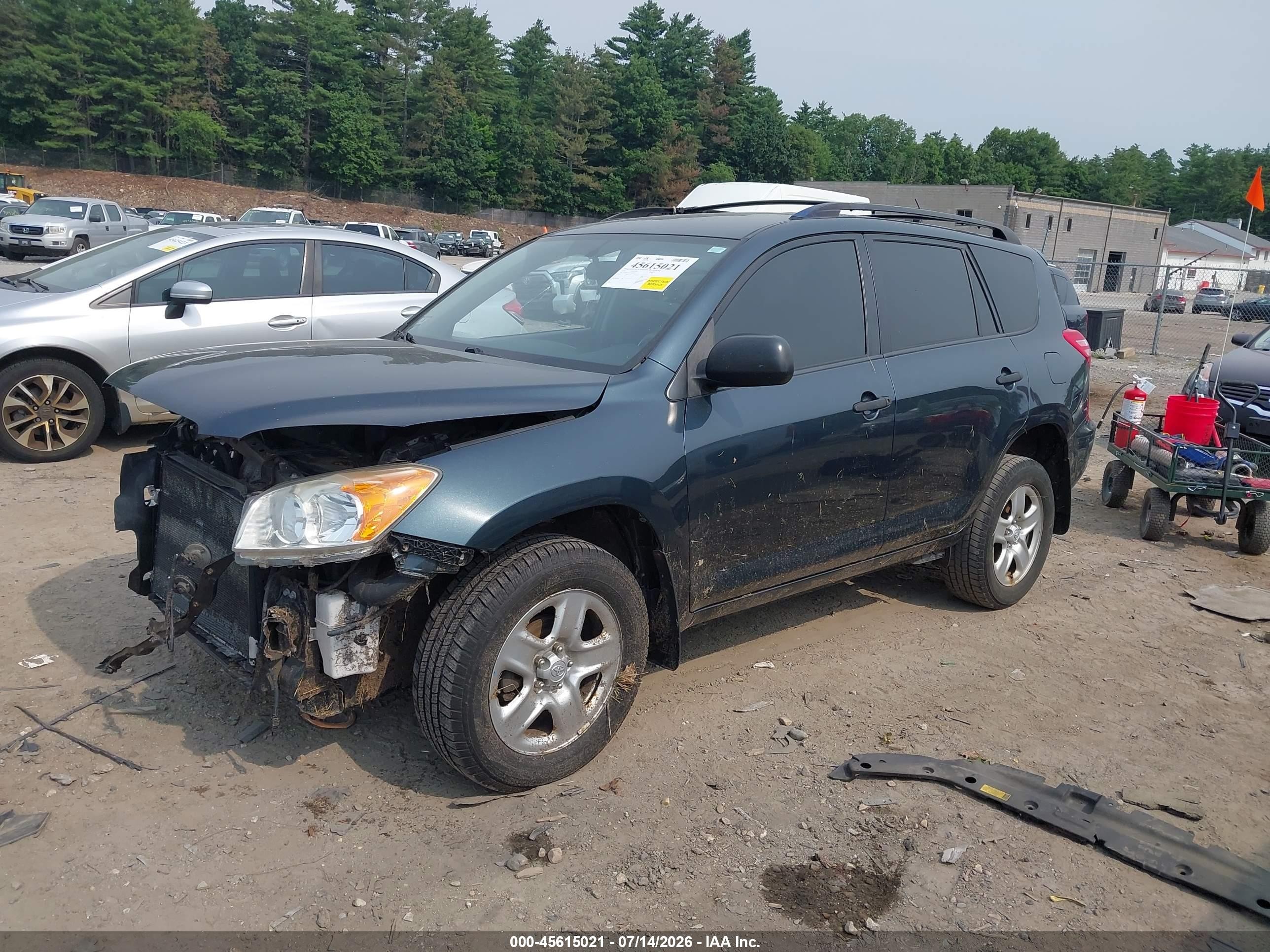 2010 Toyota Rav4   Green vin: JTMBF4DV2A5027337