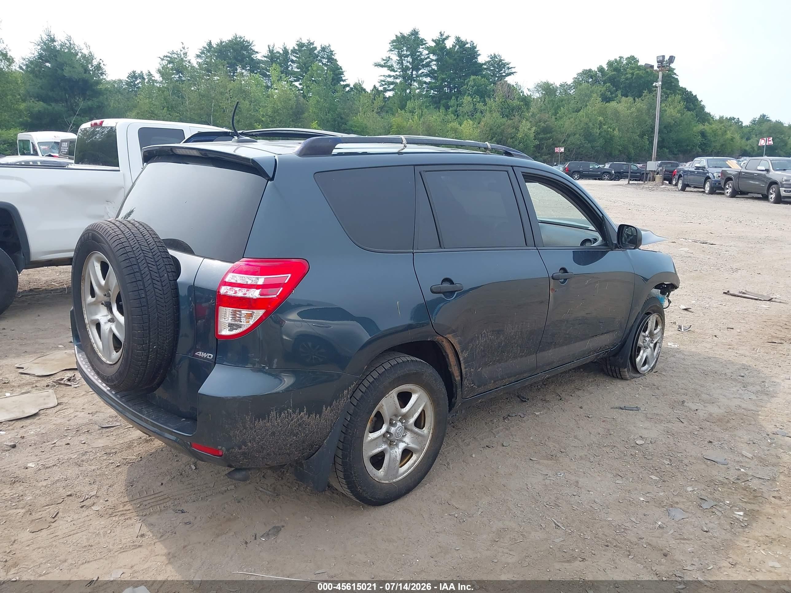 2010 Toyota Rav4   Green vin: JTMBF4DV2A5027337