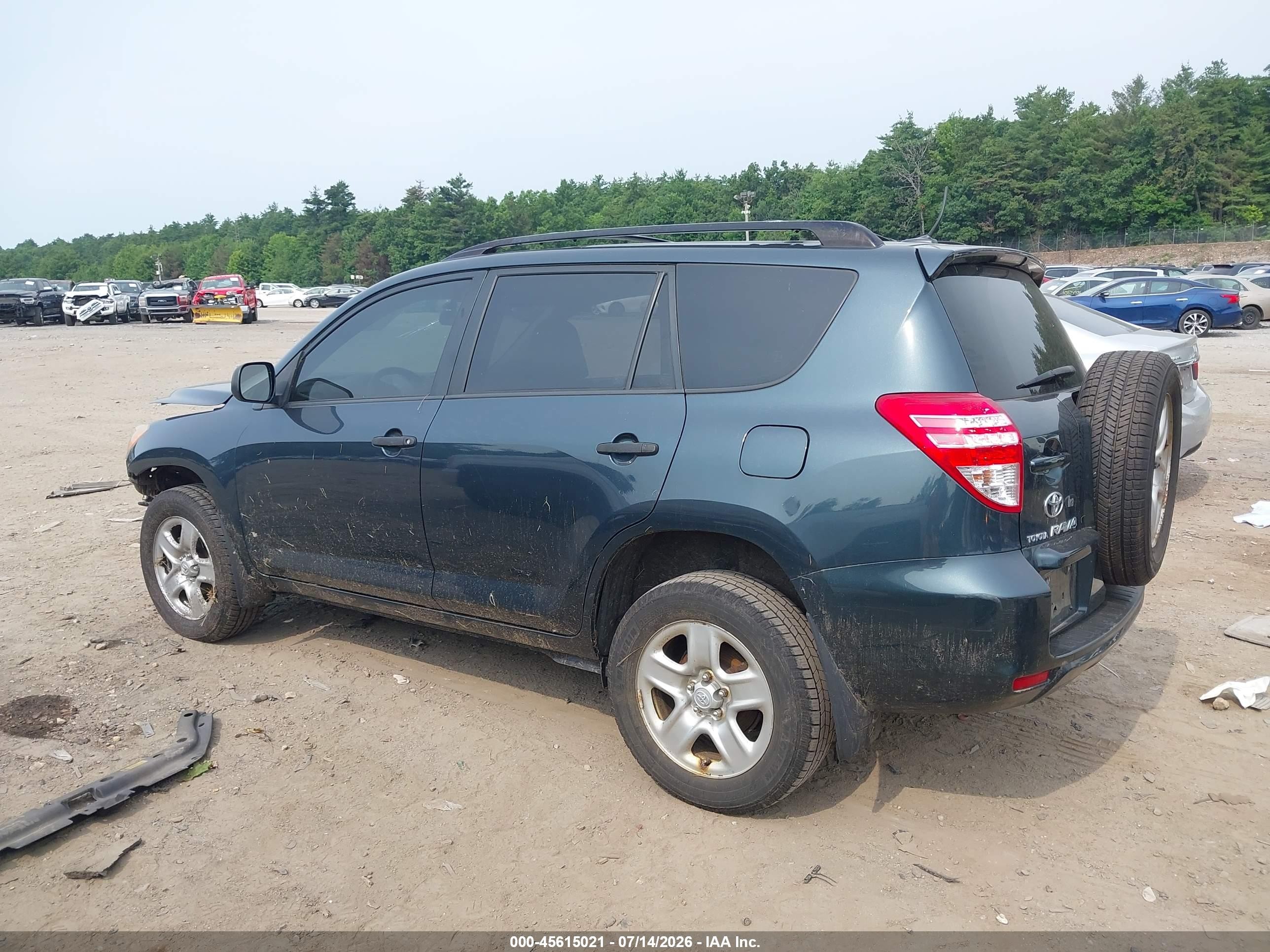 2010 Toyota Rav4   Green vin: JTMBF4DV2A5027337