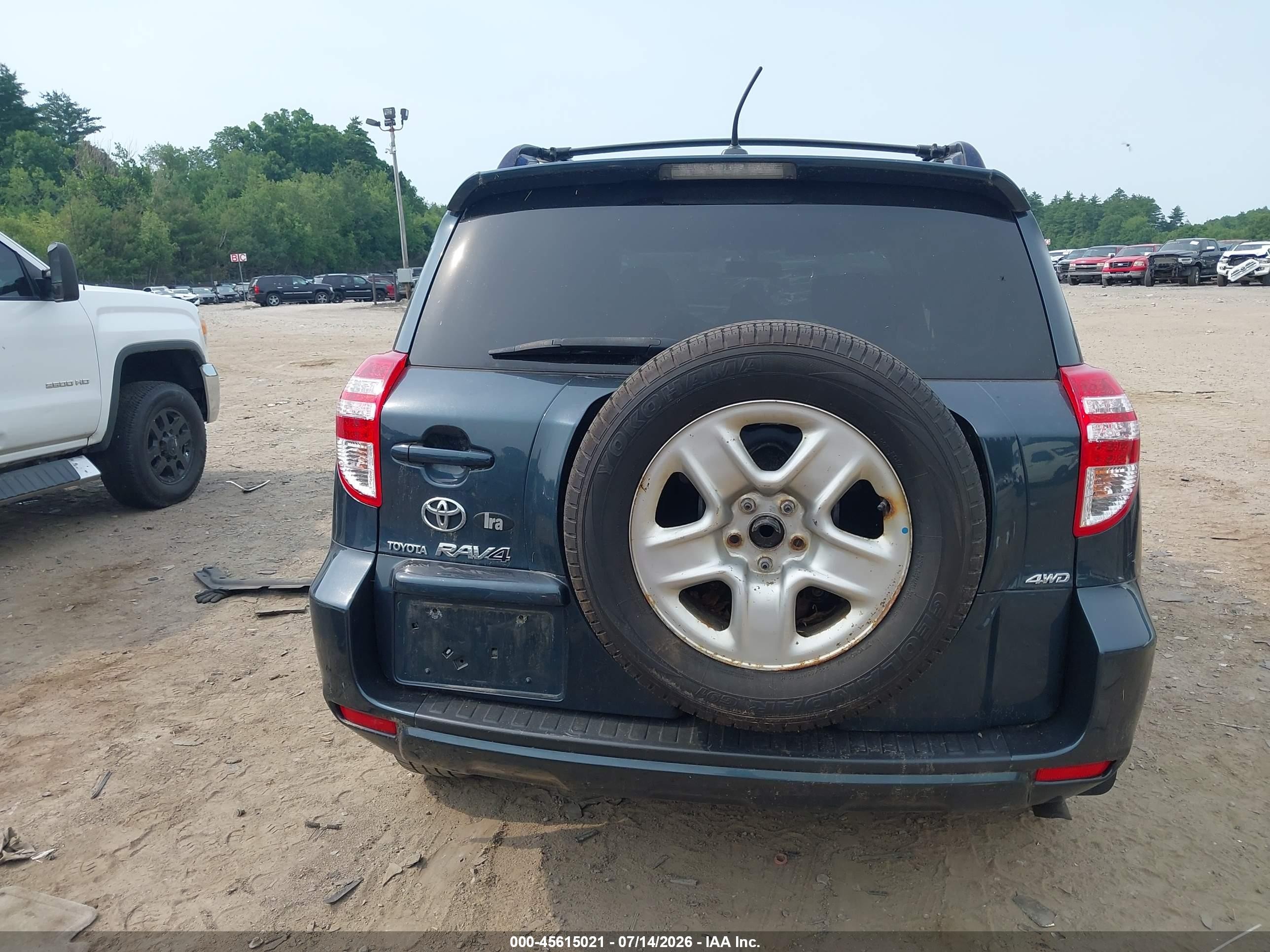 2010 Toyota Rav4   Green vin: JTMBF4DV2A5027337