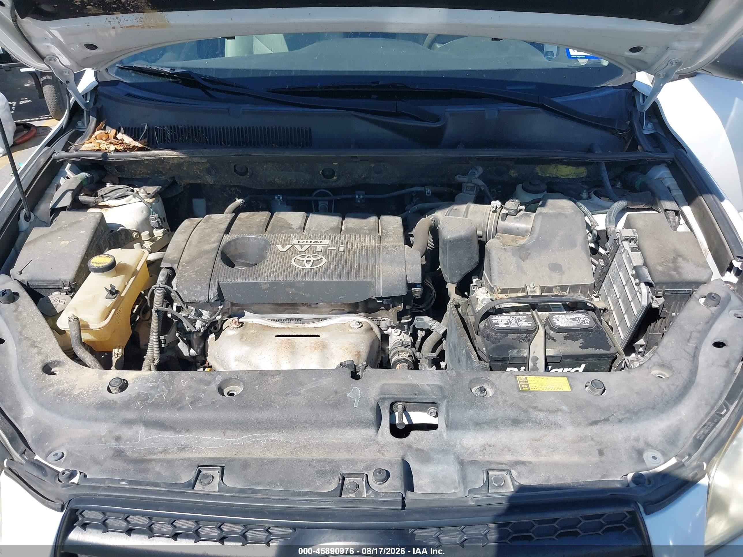 2010 Toyota Rav4   Белый vin: JTMBF4DV2A5031095