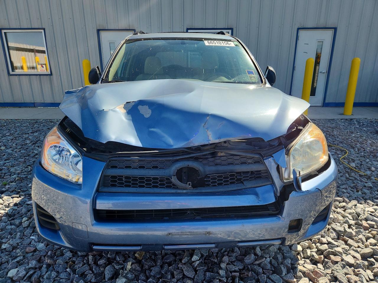 2010 Toyota Rav4 Base Blue vin: JTMBF4DV2AD033466