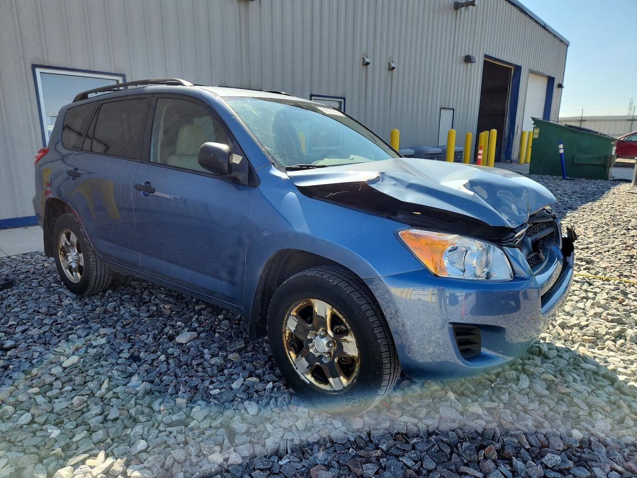 2010 Toyota Rav4 Base Blue vin: JTMBF4DV2AD033466