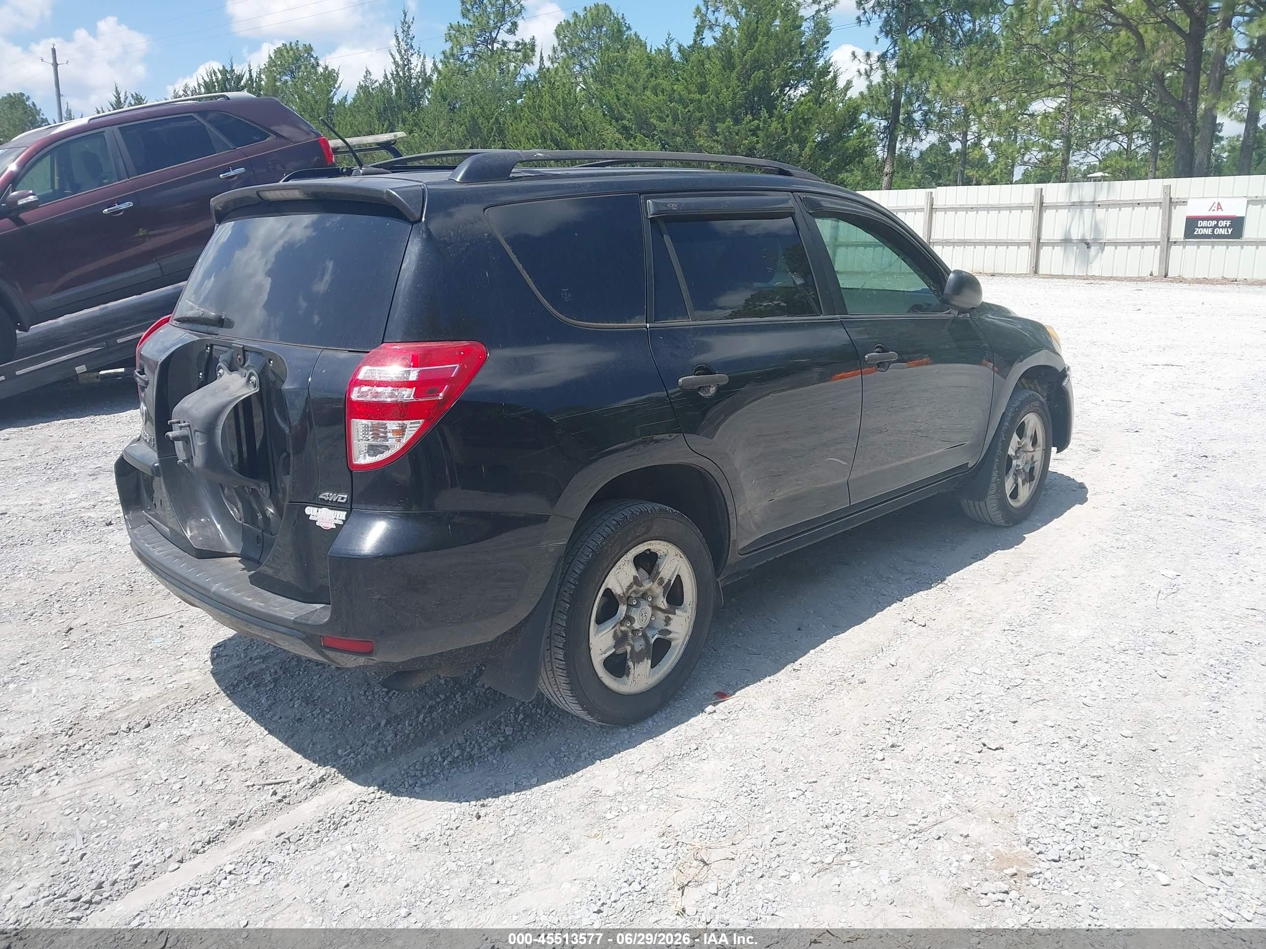 2010 Toyota Rav4   Black vin: JTMBF4DV2AD037372
