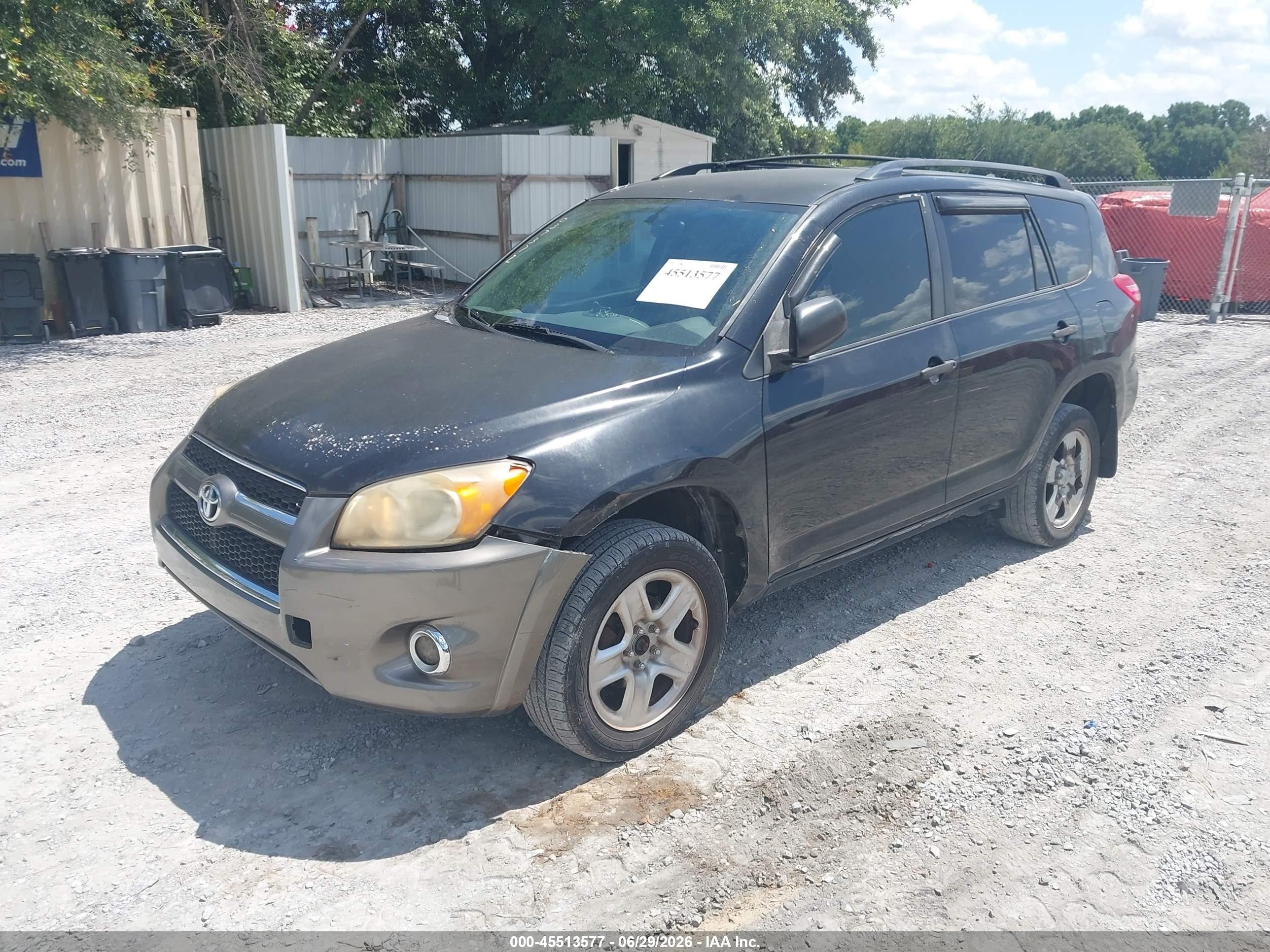2010 Toyota Rav4   Black vin: JTMBF4DV2AD037372