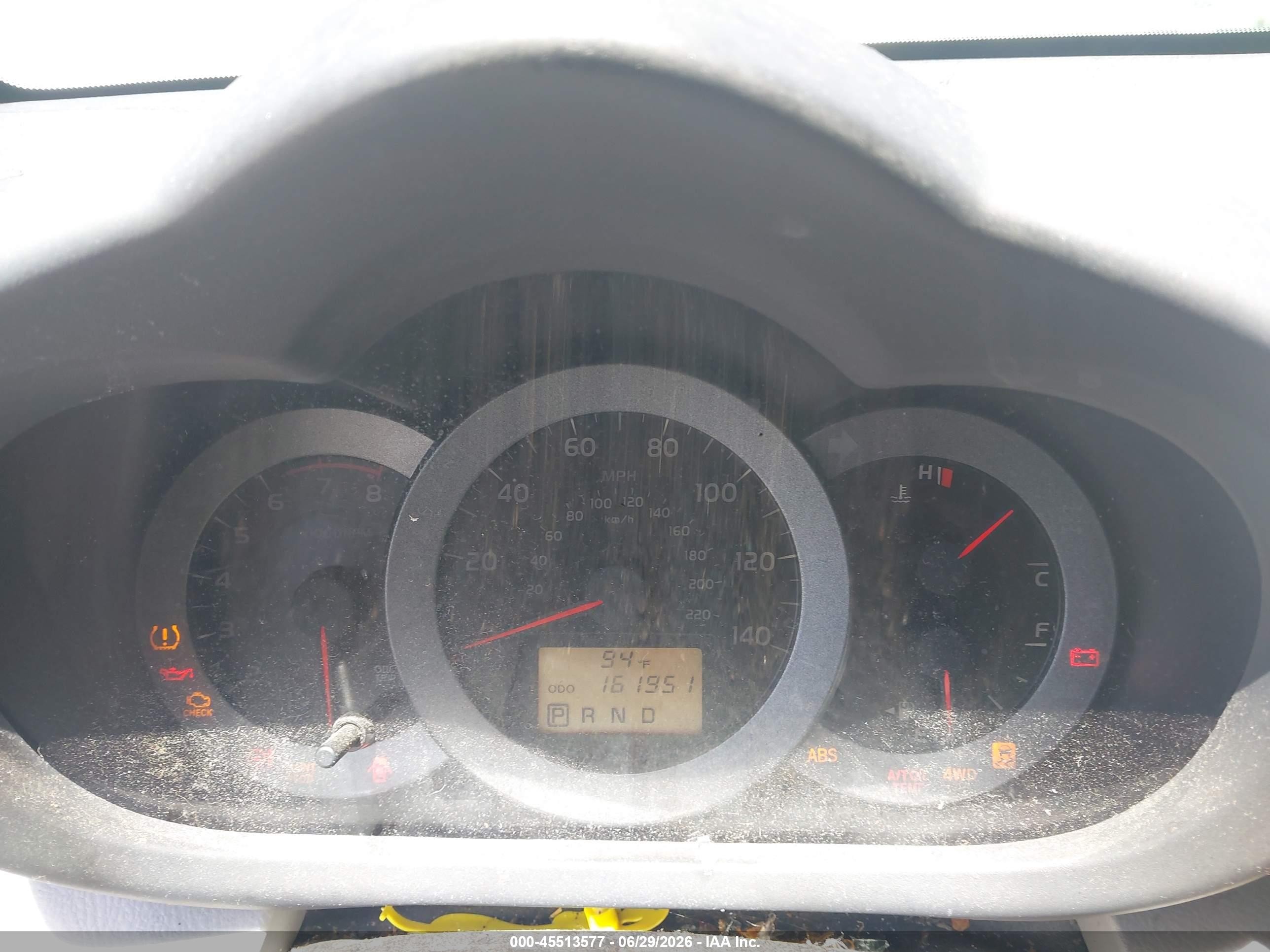 2010 Toyota Rav4   Black vin: JTMBF4DV2AD037372