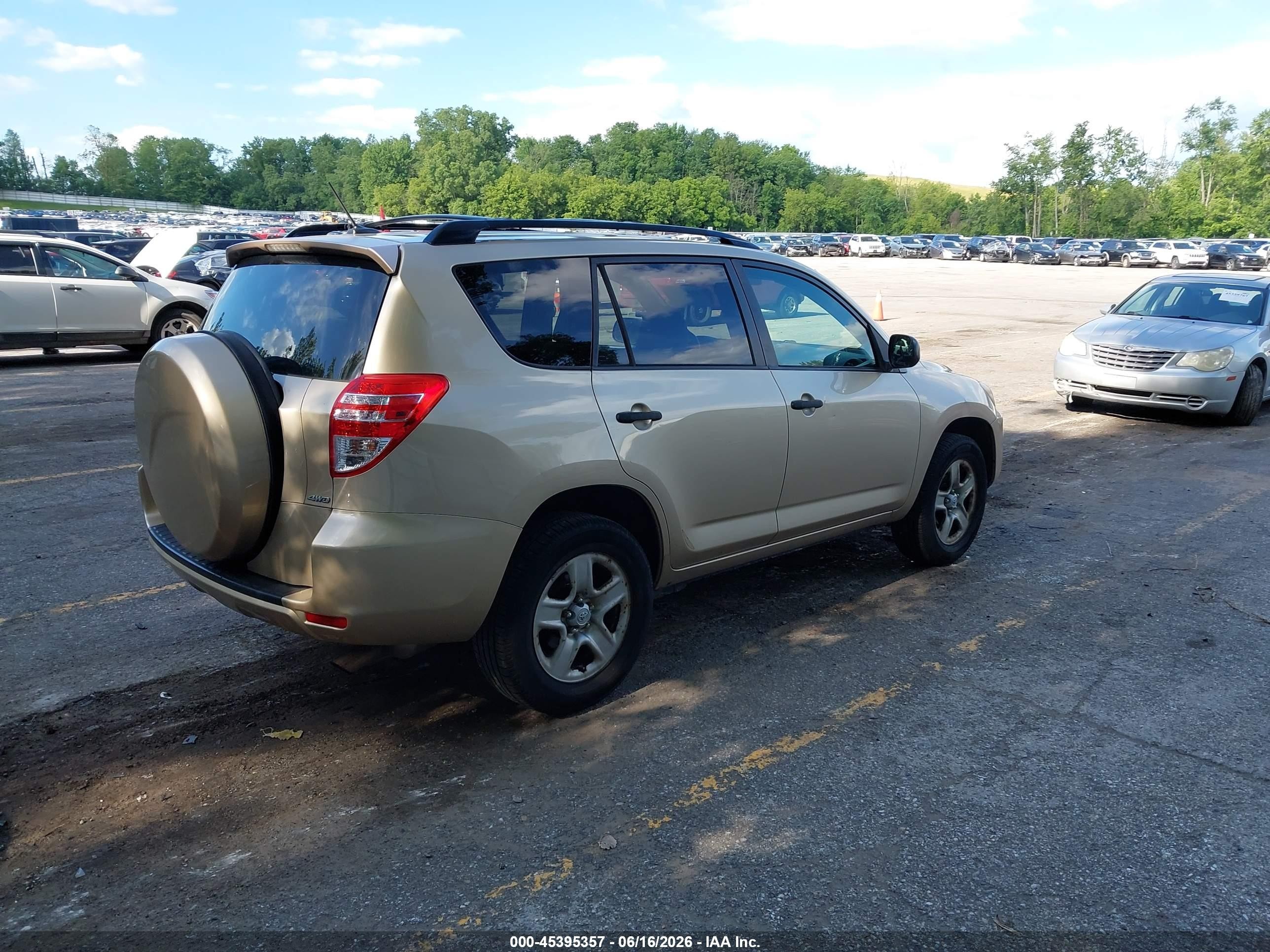 2010 Toyota Rav4   Gold vin: JTMBF4DV2AD038814