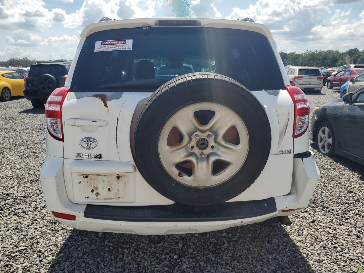 2012 Toyota Rav4 Base White vin: JTMBF4DV2C5053746
