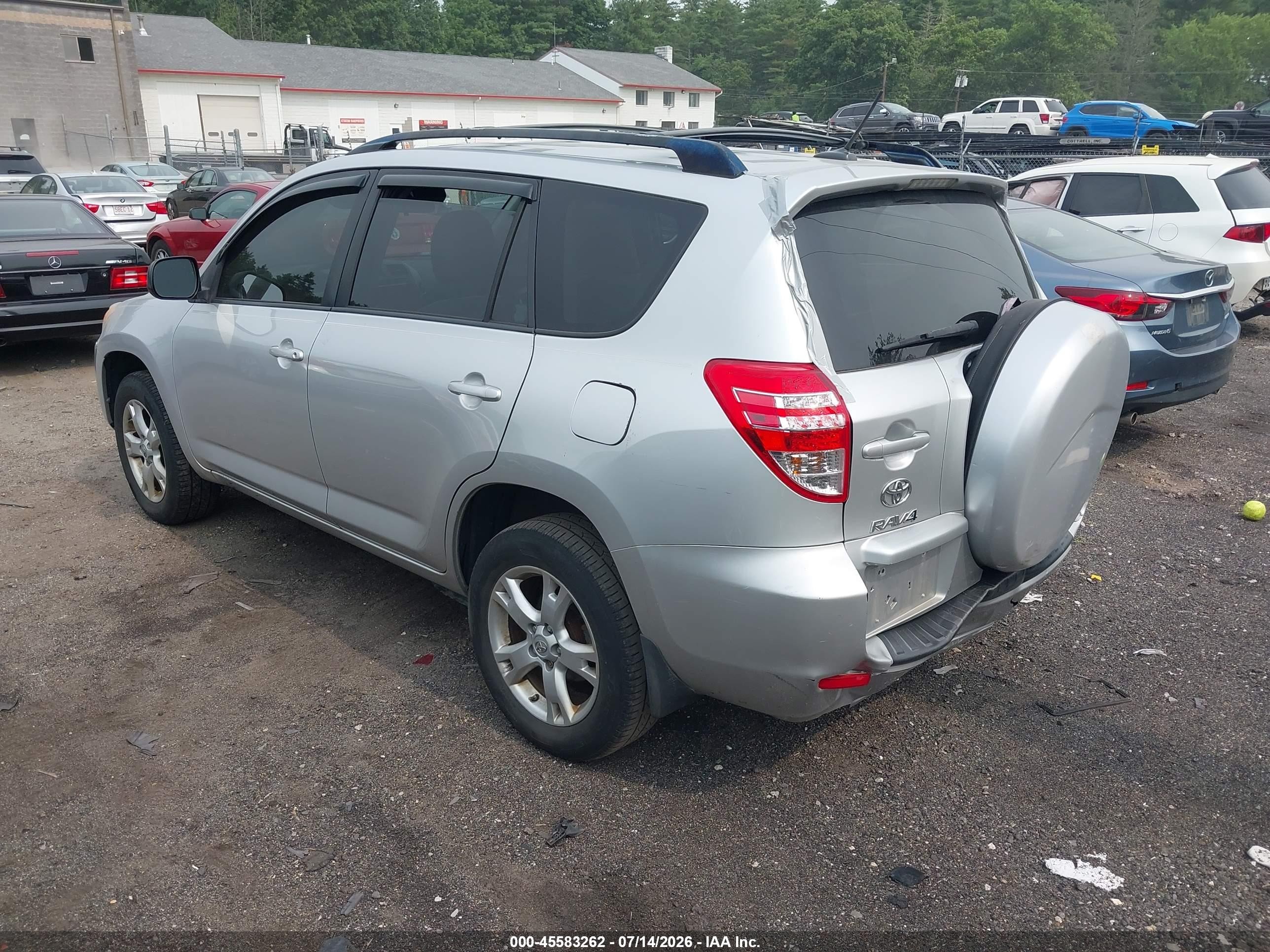 2012 Toyota Rav4   Silver vin: JTMBF4DV2C5056419