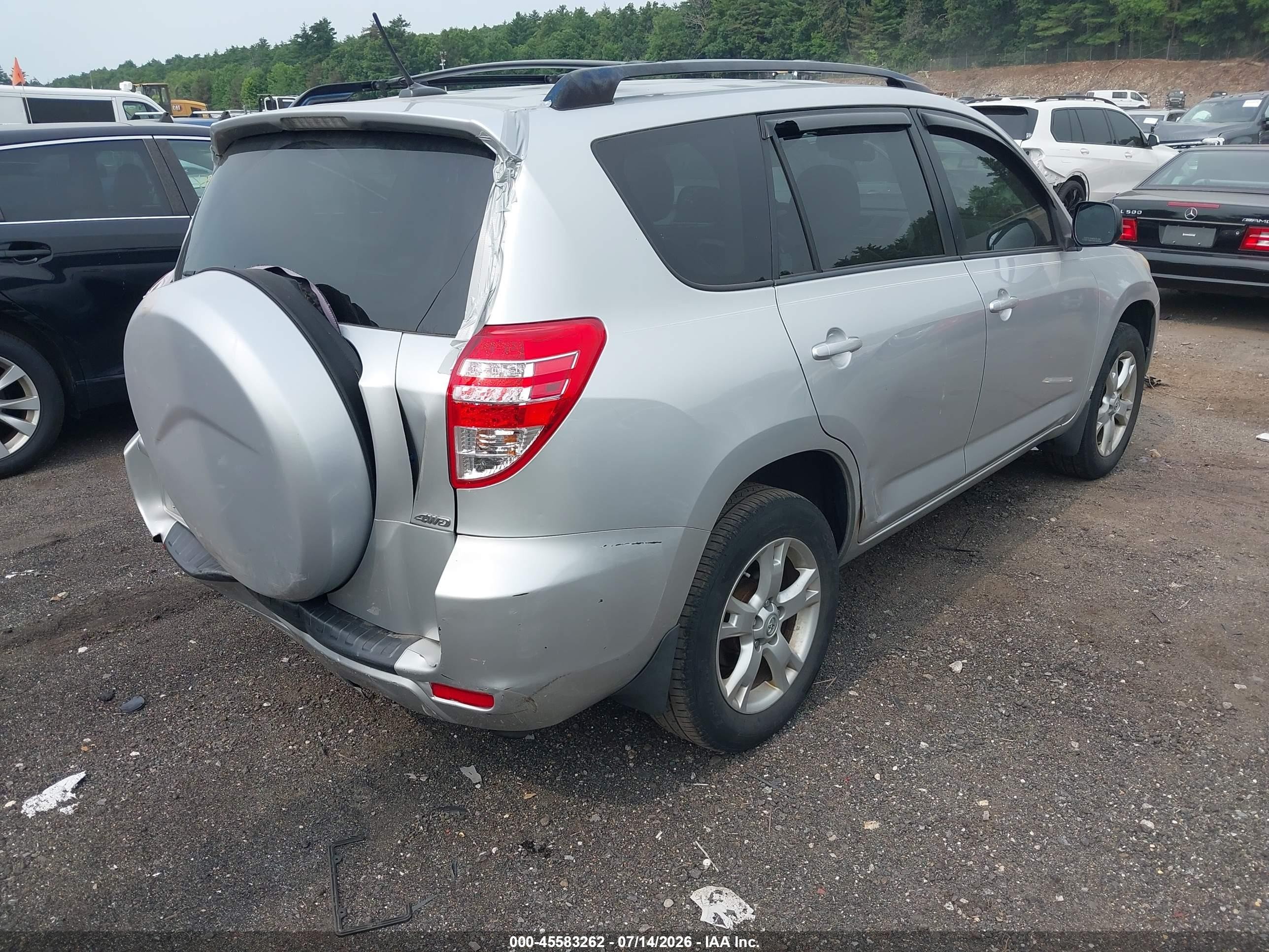 2012 Toyota Rav4   Silver vin: JTMBF4DV2C5056419