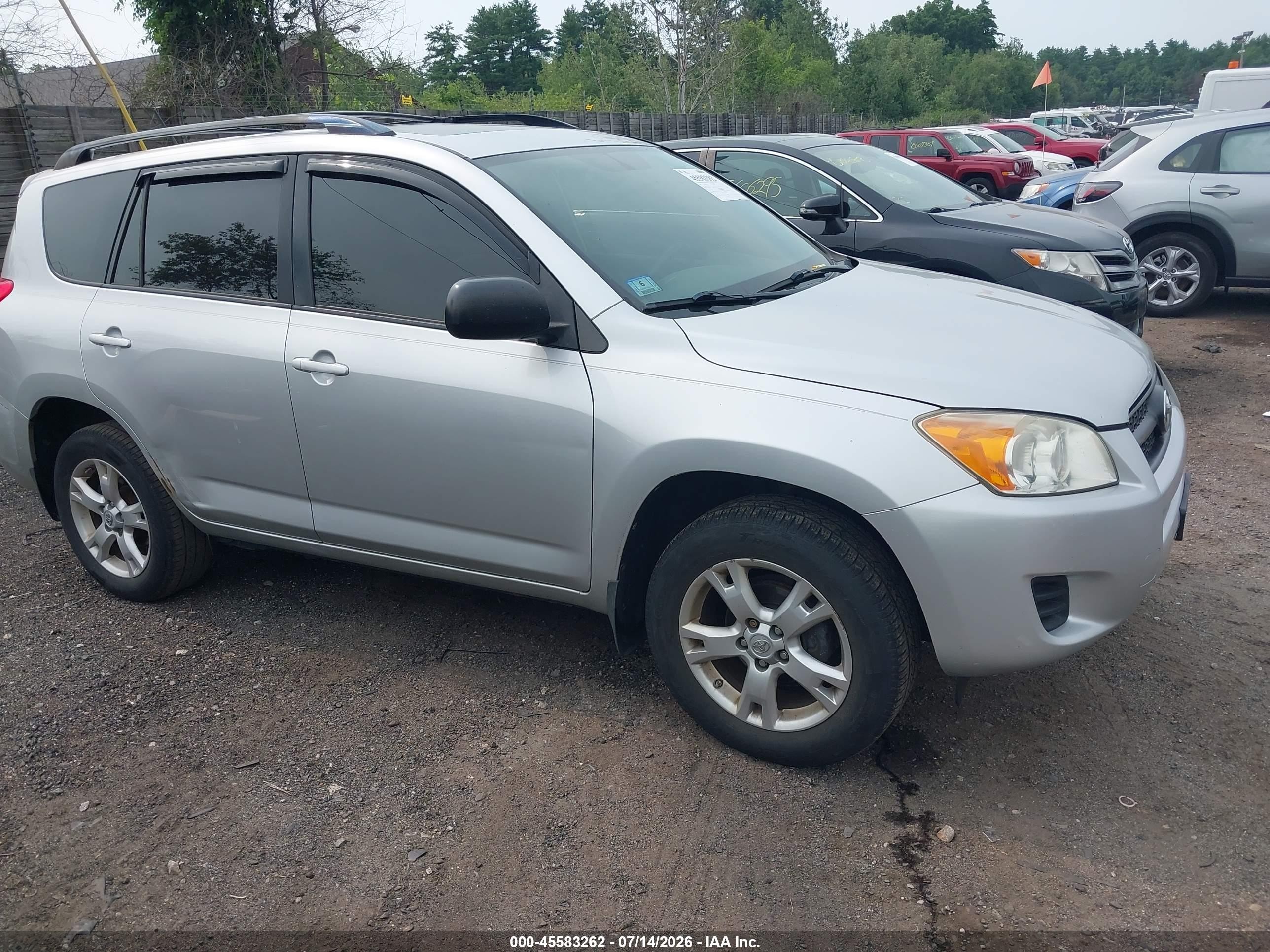 2012 Toyota Rav4   Silver vin: JTMBF4DV2C5056419