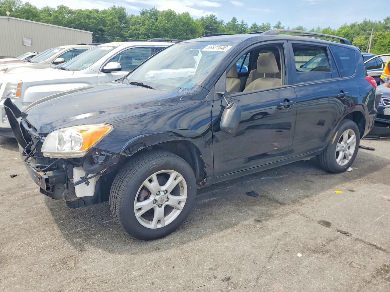2012 Toyota Rav4 Base Black vin: JTMBF4DV2C5058008