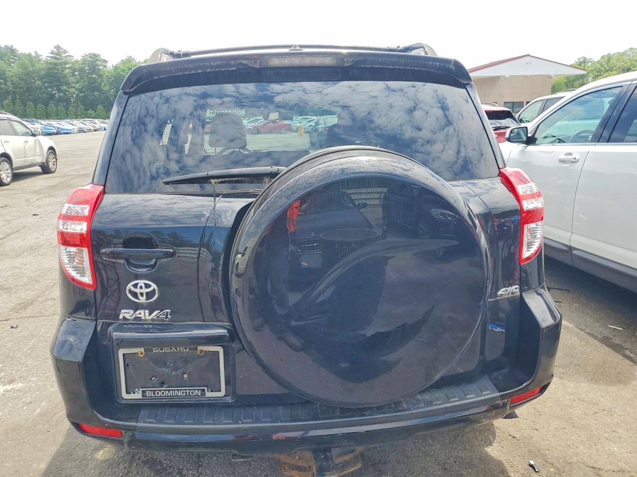 2012 Toyota Rav4 Base Черный vin: JTMBF4DV2C5058008
