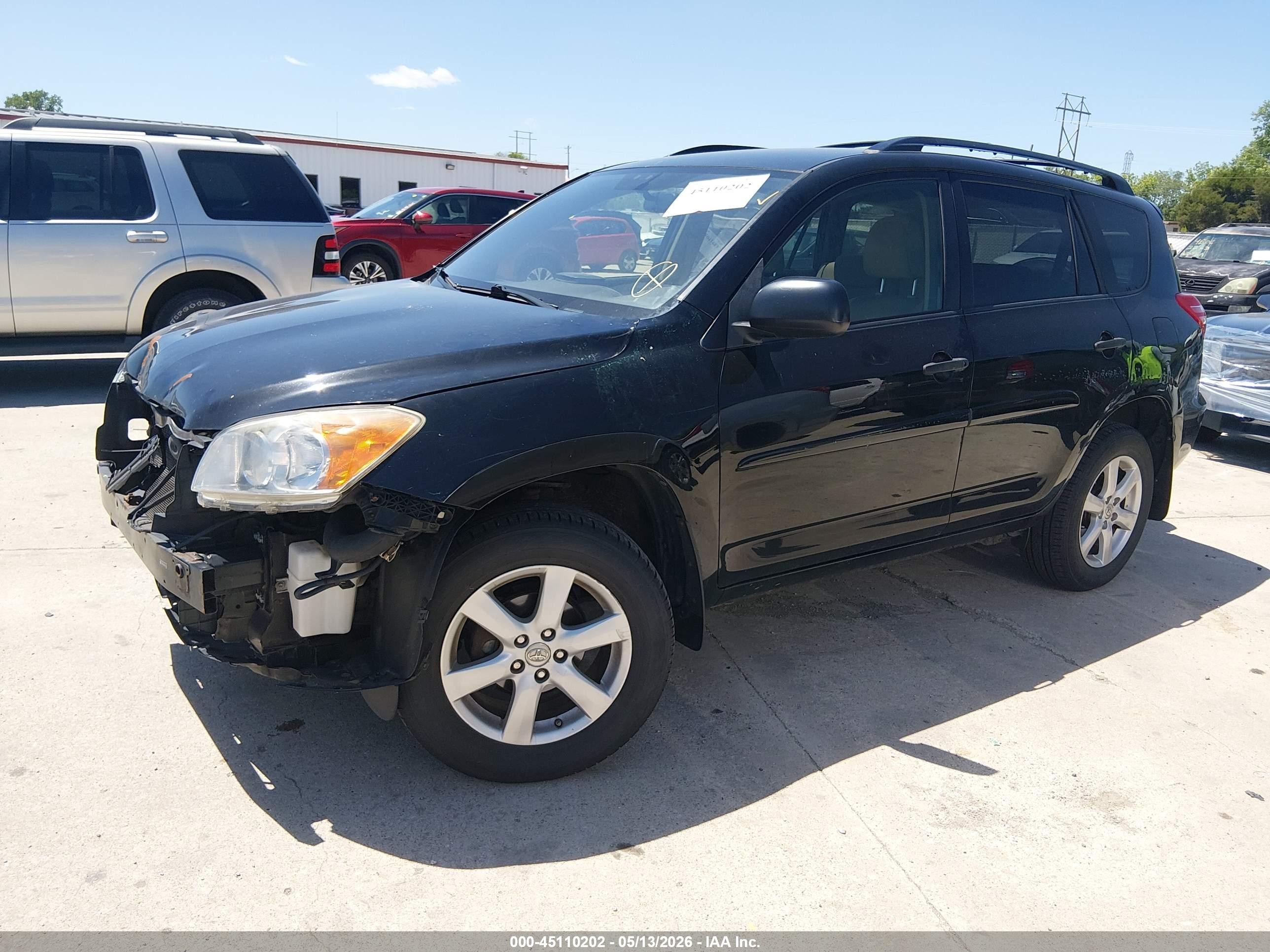 2010 Toyota Rav4   Black vin: JTMBF4DV3A5025967