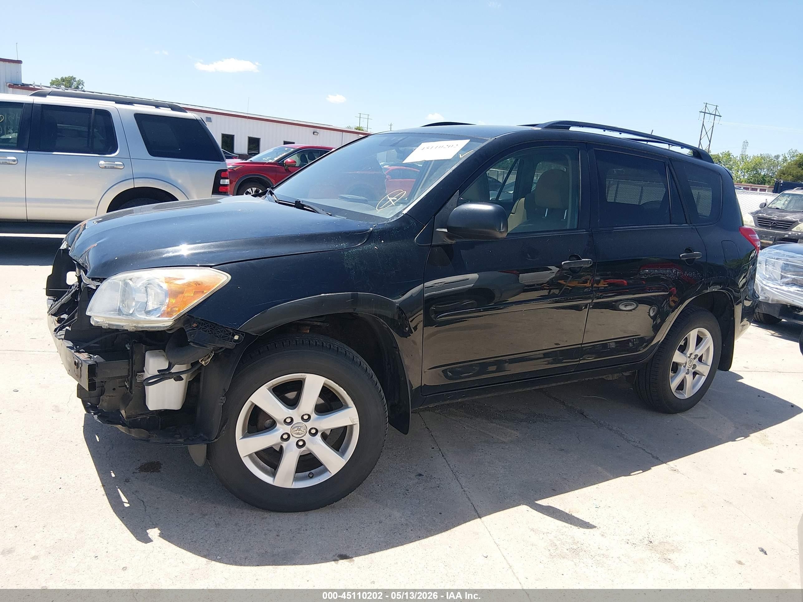 2010 Toyota Rav4   Black vin: JTMBF4DV3A5025967