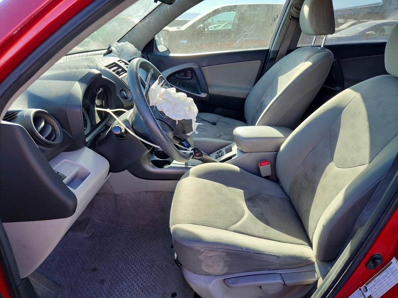 2010 Toyota Rav4 Base Red vin: JTMBF4DV3A5034278