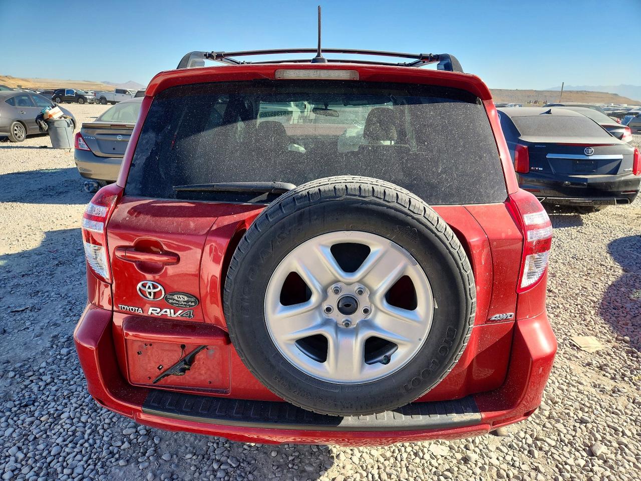 2010 Toyota Rav4 Base Red vin: JTMBF4DV3A5034278