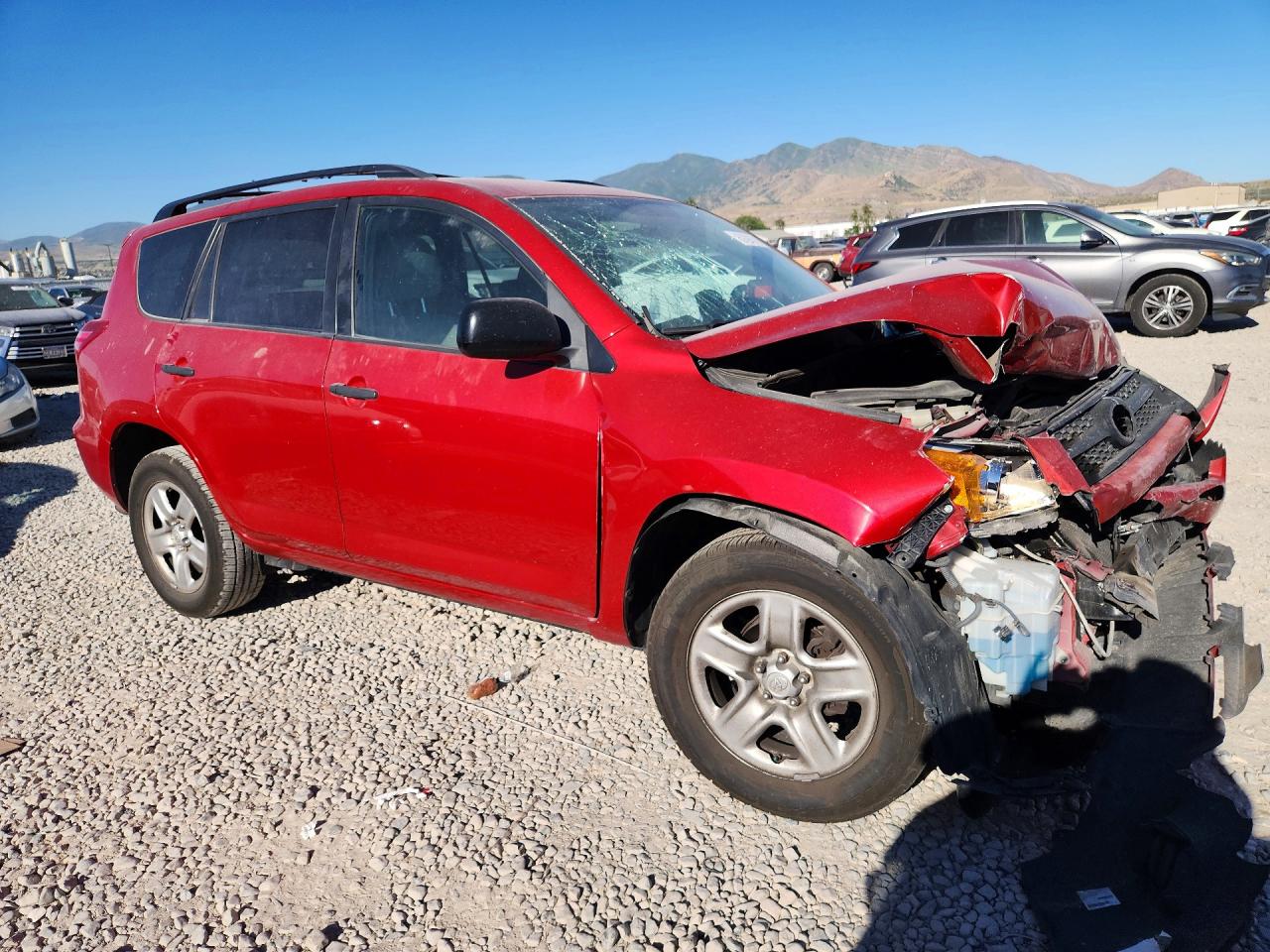 2010 Toyota Rav4 Base Red vin: JTMBF4DV3A5034278