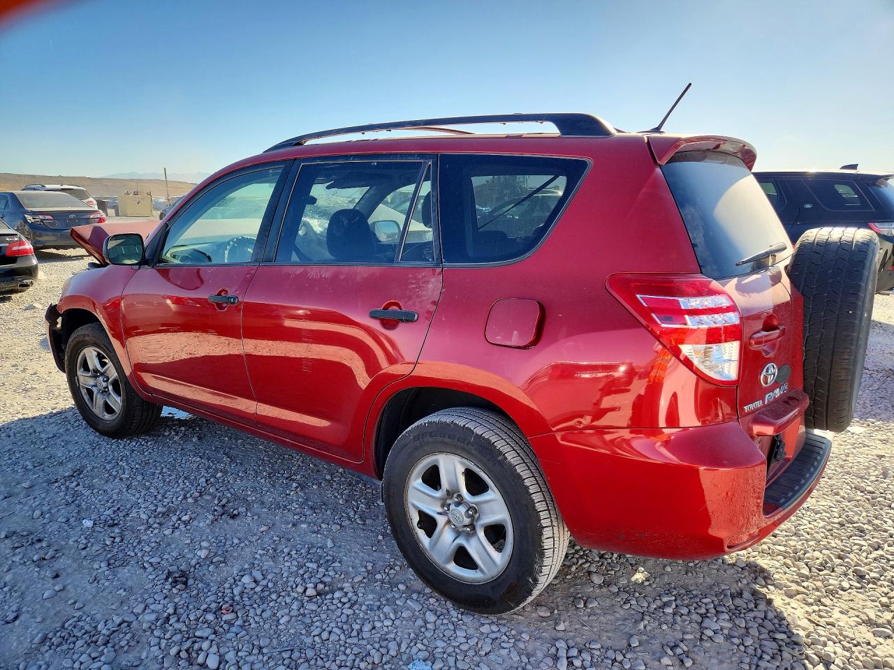 2010 Toyota Rav4 Base Red vin: JTMBF4DV3A5034278