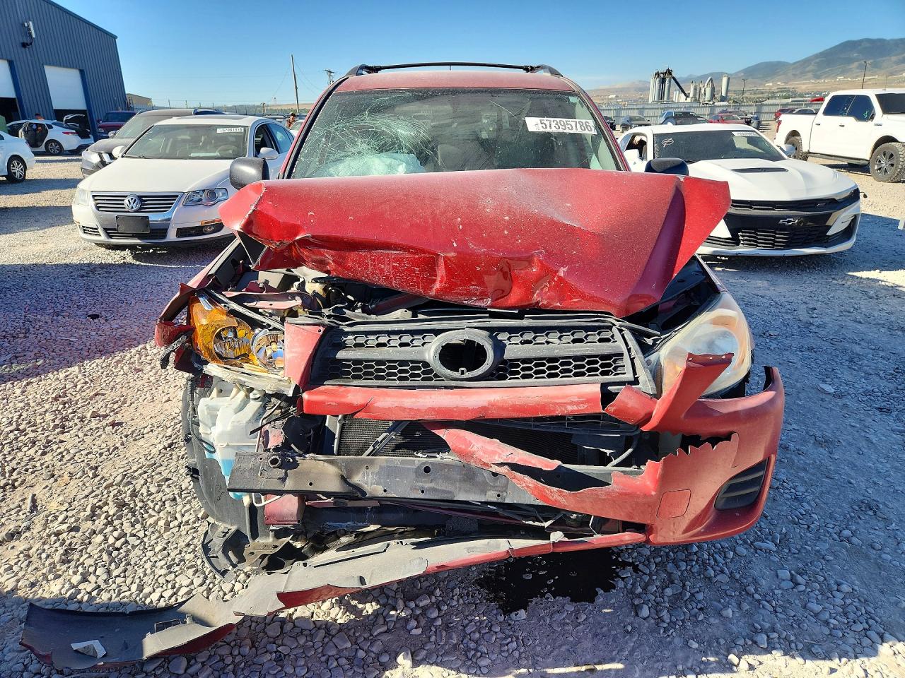 2010 Toyota Rav4 Base Red vin: JTMBF4DV3A5034278