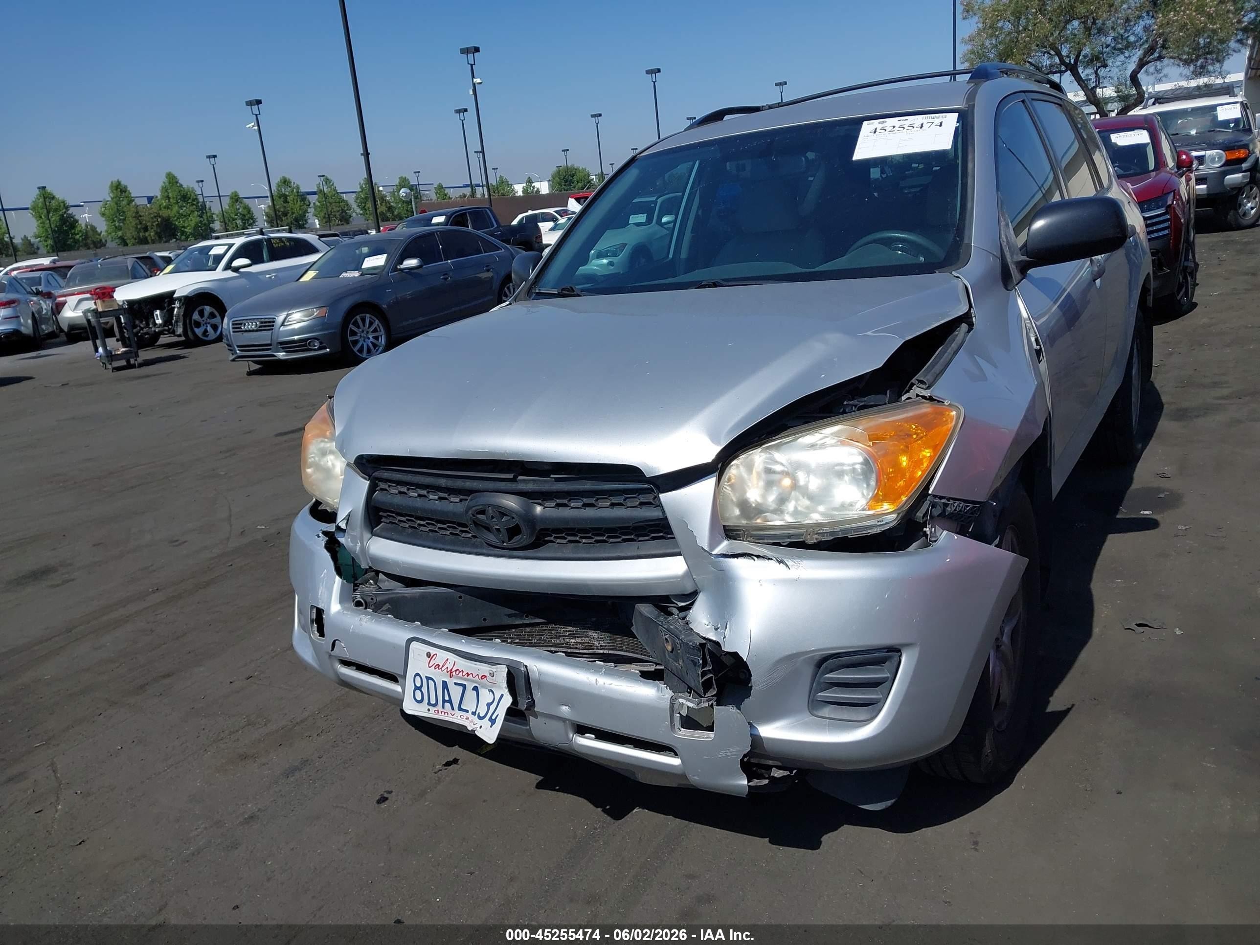 2010 Toyota Rav4   Silver vin: JTMBF4DV3AD022654