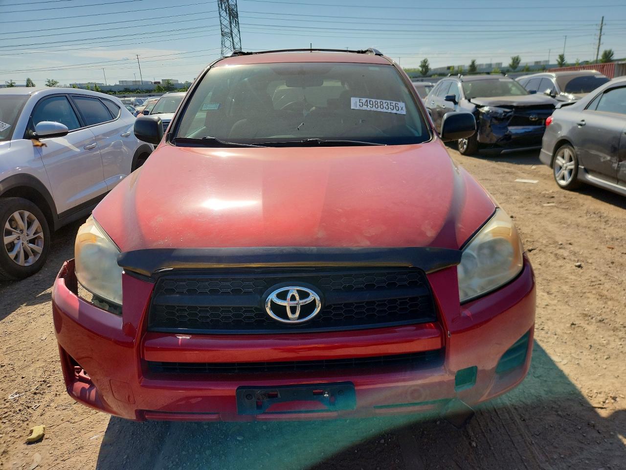 2010 Toyota Rav4 Base Red vin: JTMBF4DV3AD030012