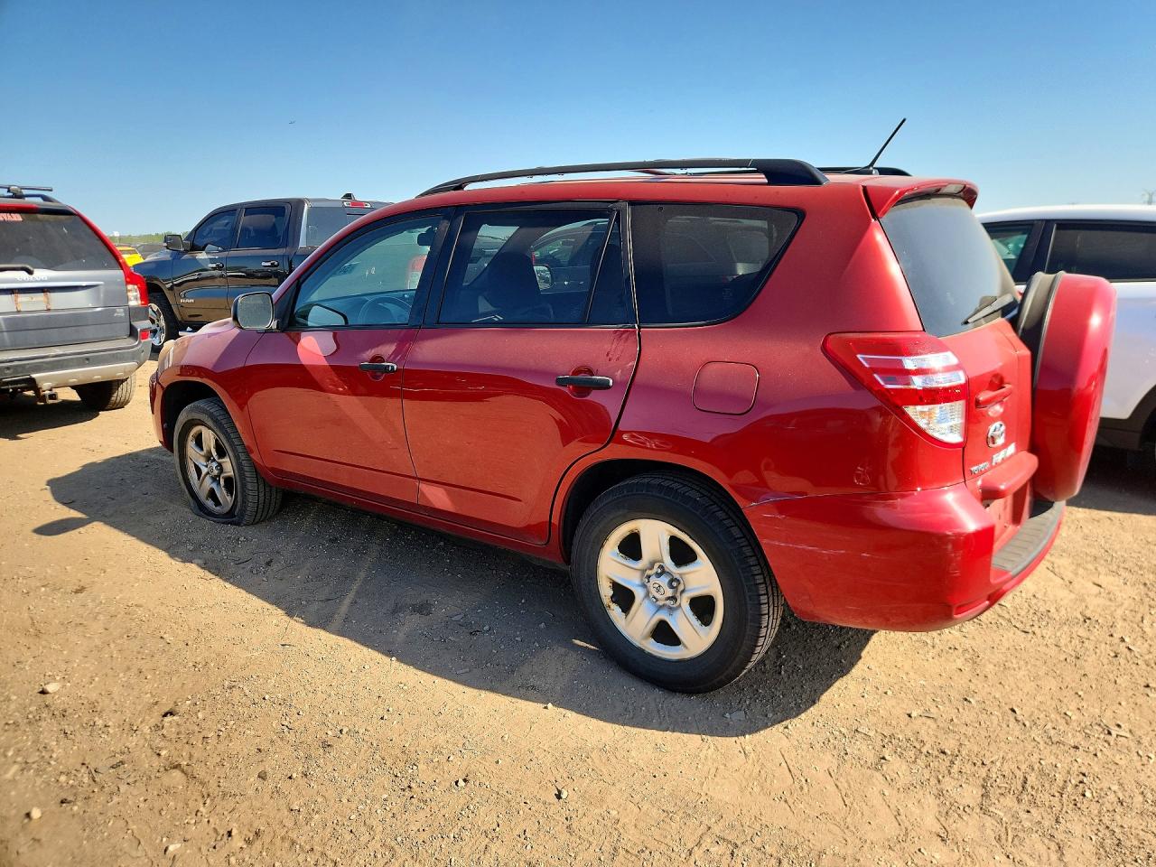 2010 Toyota Rav4 Base Red vin: JTMBF4DV3AD030012