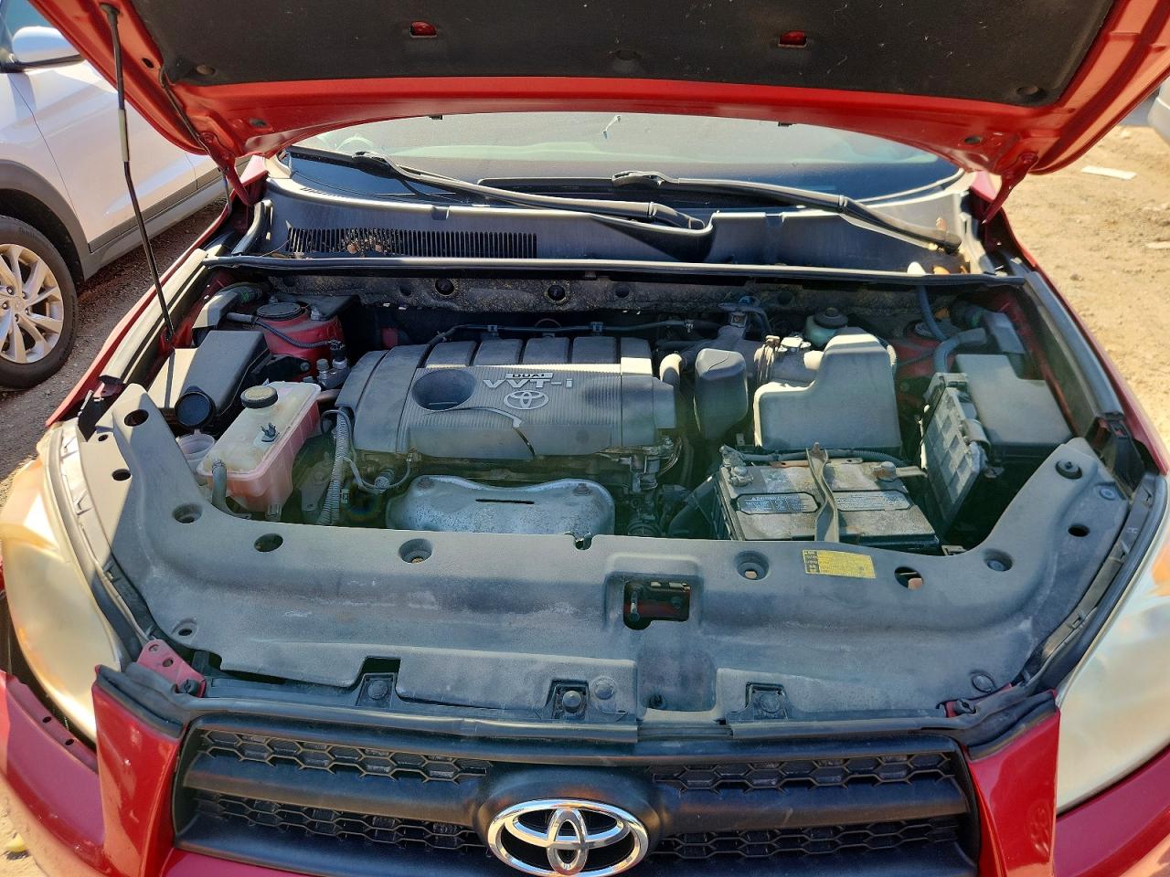 2010 Toyota Rav4 Base Red vin: JTMBF4DV3AD030012