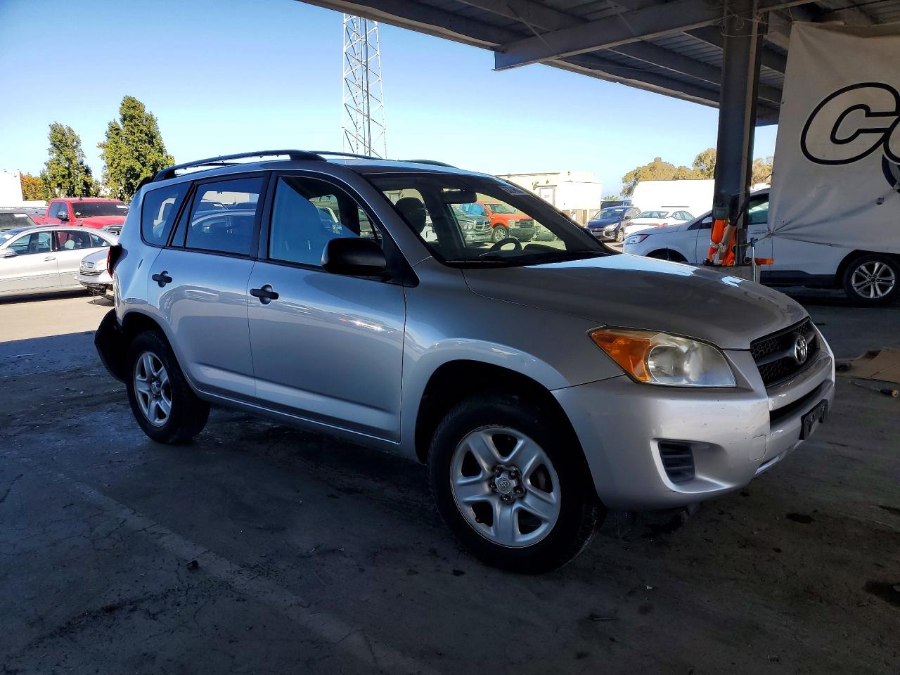 2010 Toyota Rav4 Base Silver vin: JTMBF4DV3AD030950