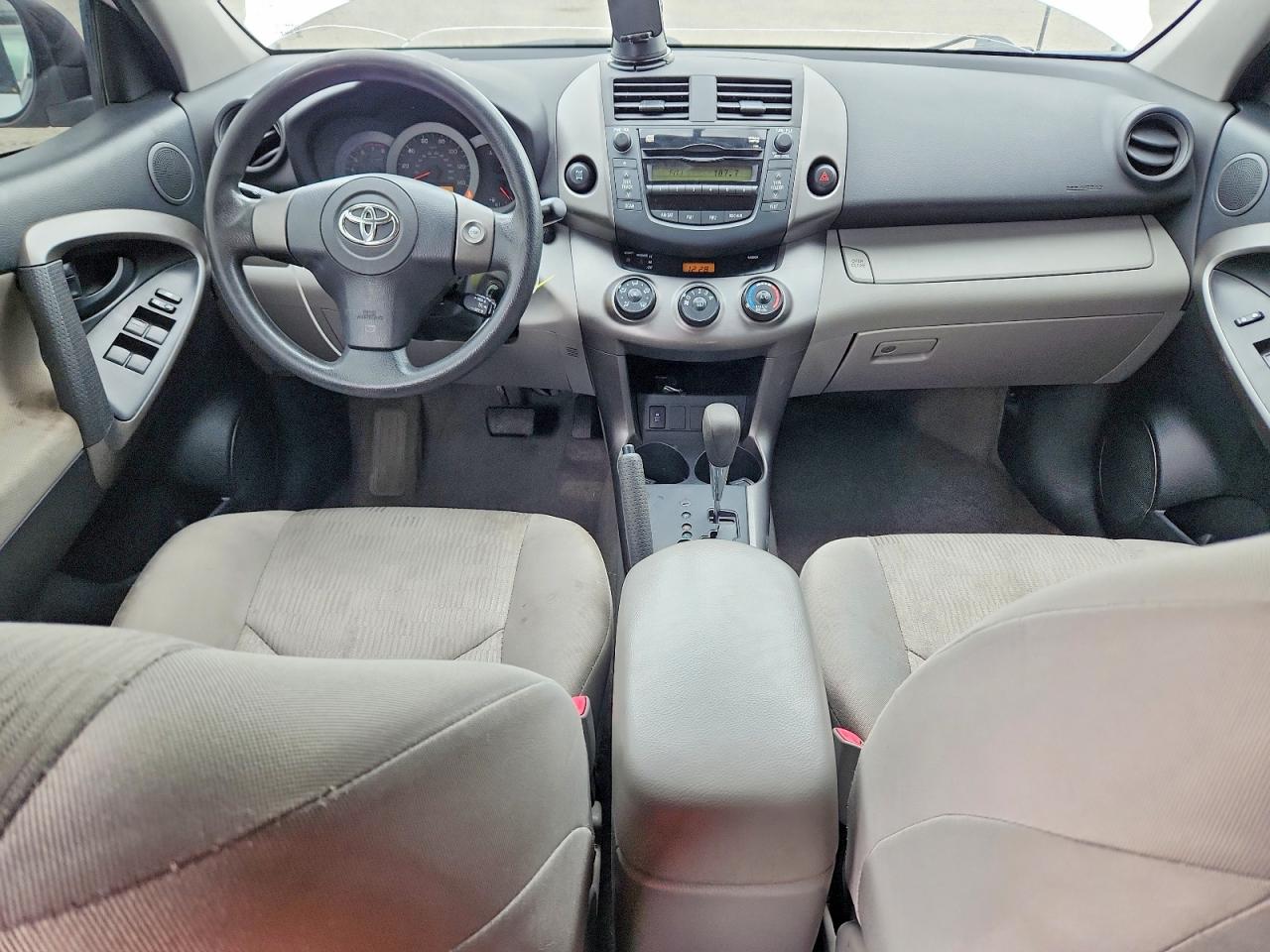 2010 Toyota Rav4 Base White vin: JTMBF4DV3AD034903