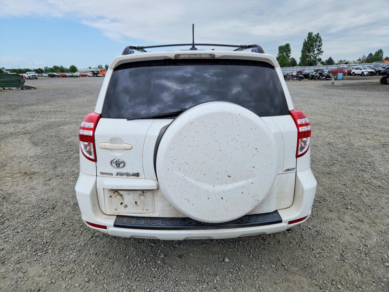 2010 Toyota Rav4 Base White vin: JTMBF4DV3AD034903