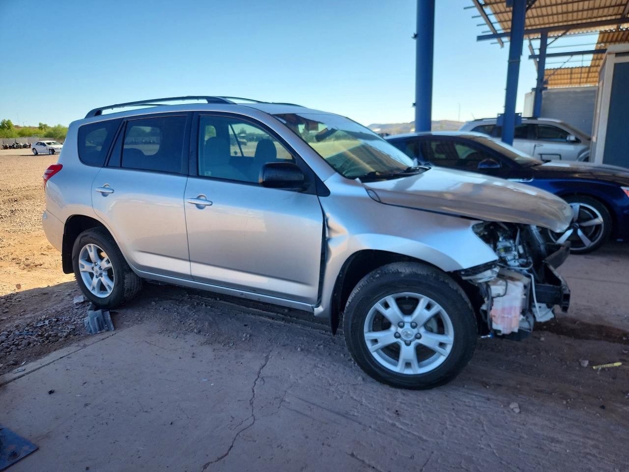 2011 Toyota Rav4 Base Silver vin: JTMBF4DV3B5038591