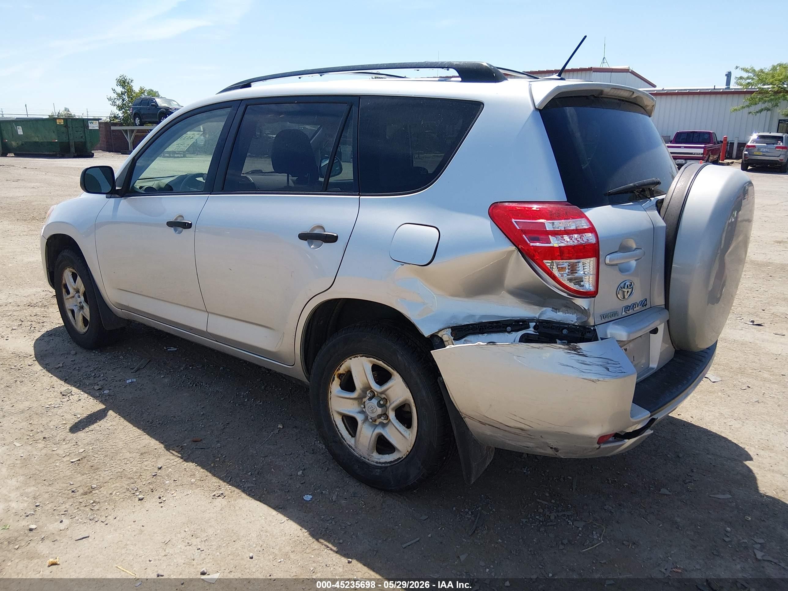 2010 Toyota Rav4 Silver vin: JTMBF4DV4A5021071