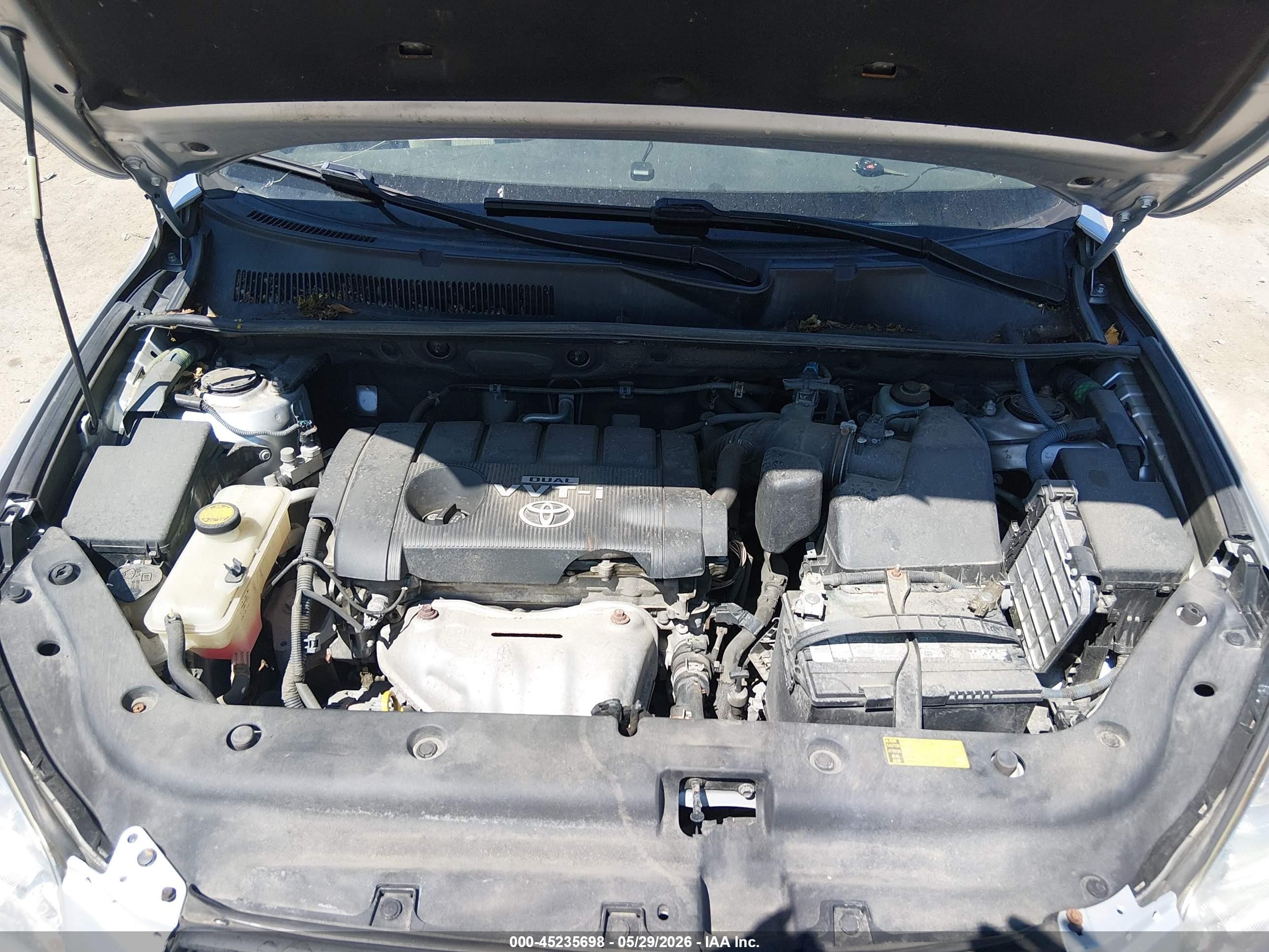 2010 Toyota Rav4 Silver vin: JTMBF4DV4A5021071
