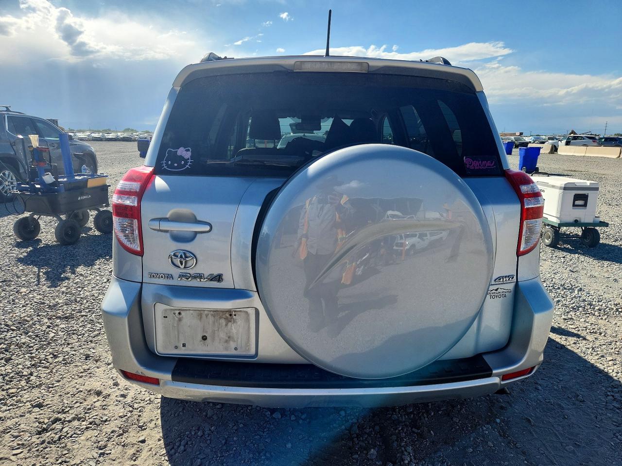 2010 Toyota Rav4 Base Silver vin: JTMBF4DV4A5033849