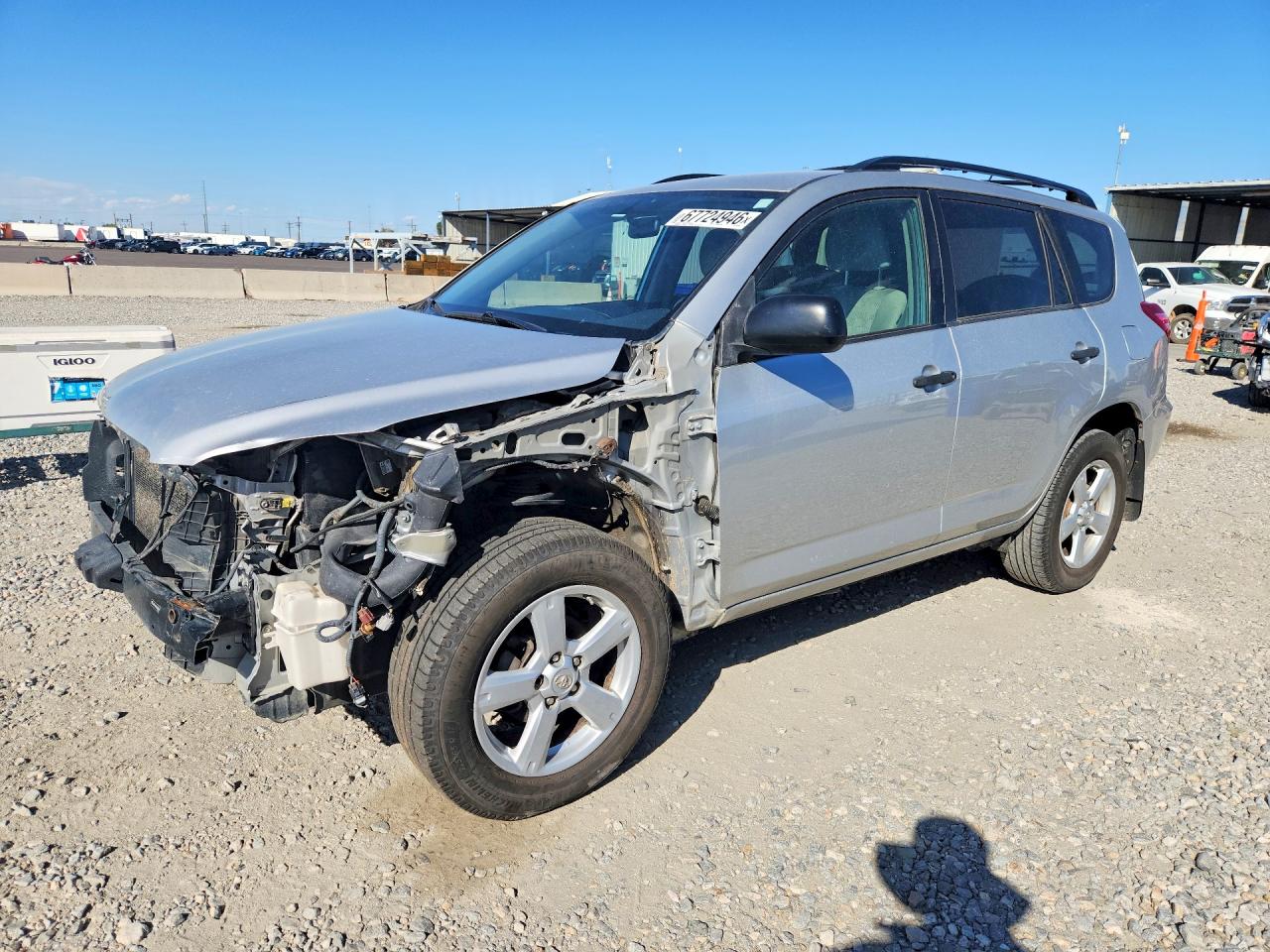 2010 Toyota Rav4 Base Silver vin: JTMBF4DV4A5033849