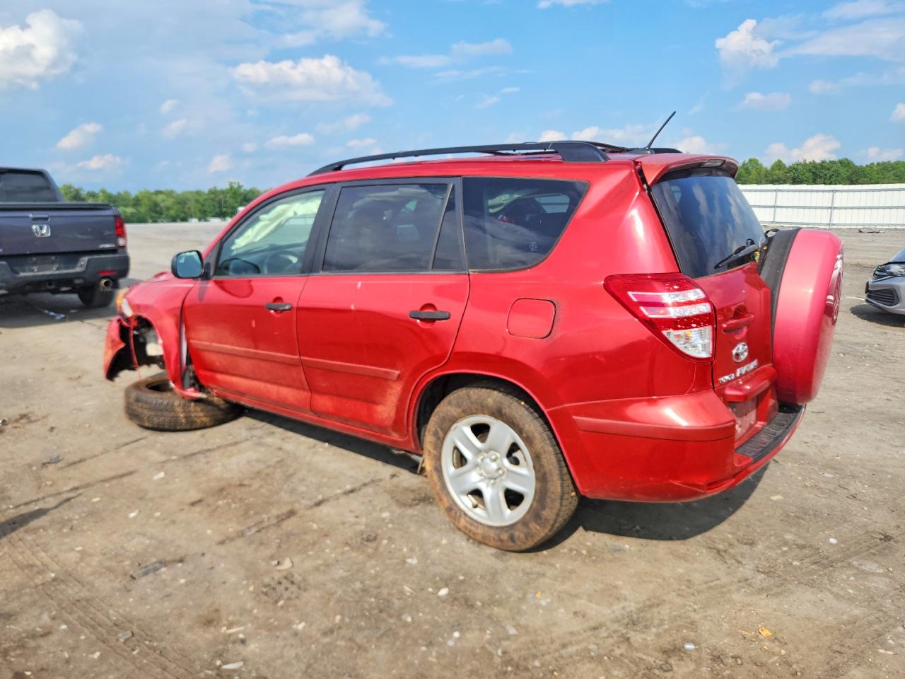 2010 Toyota Rav4 Base Red vin: JTMBF4DV4AD026017