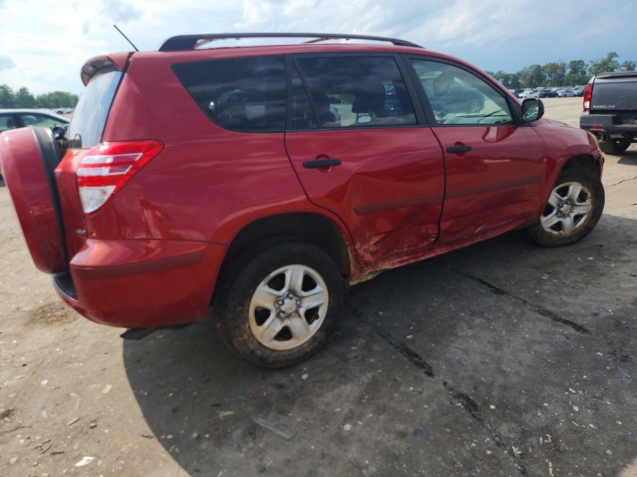 2010 Toyota Rav4 Base Red vin: JTMBF4DV4AD026017