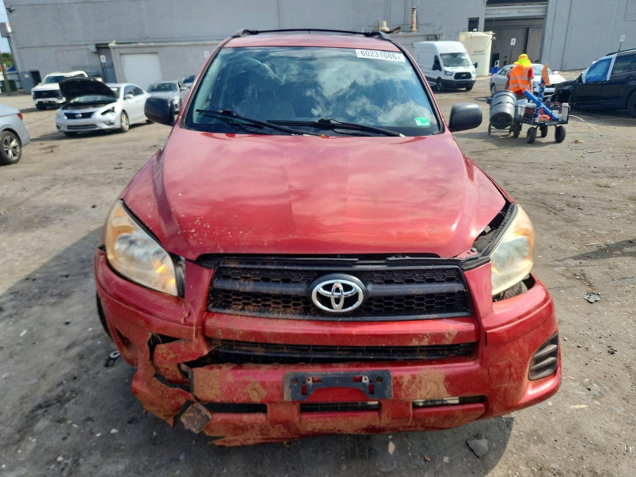 2010 Toyota Rav4 Base Red vin: JTMBF4DV4AD026017