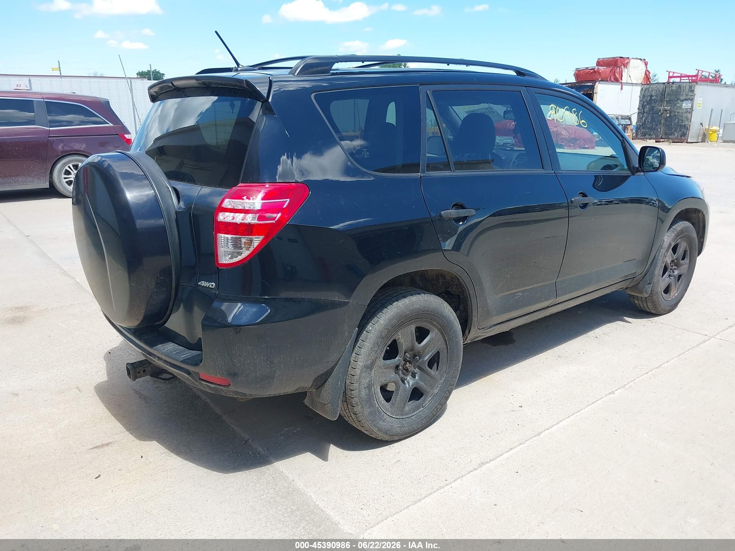 2010 Toyota Rav4   Black vin: JTMBF4DV4AD035140