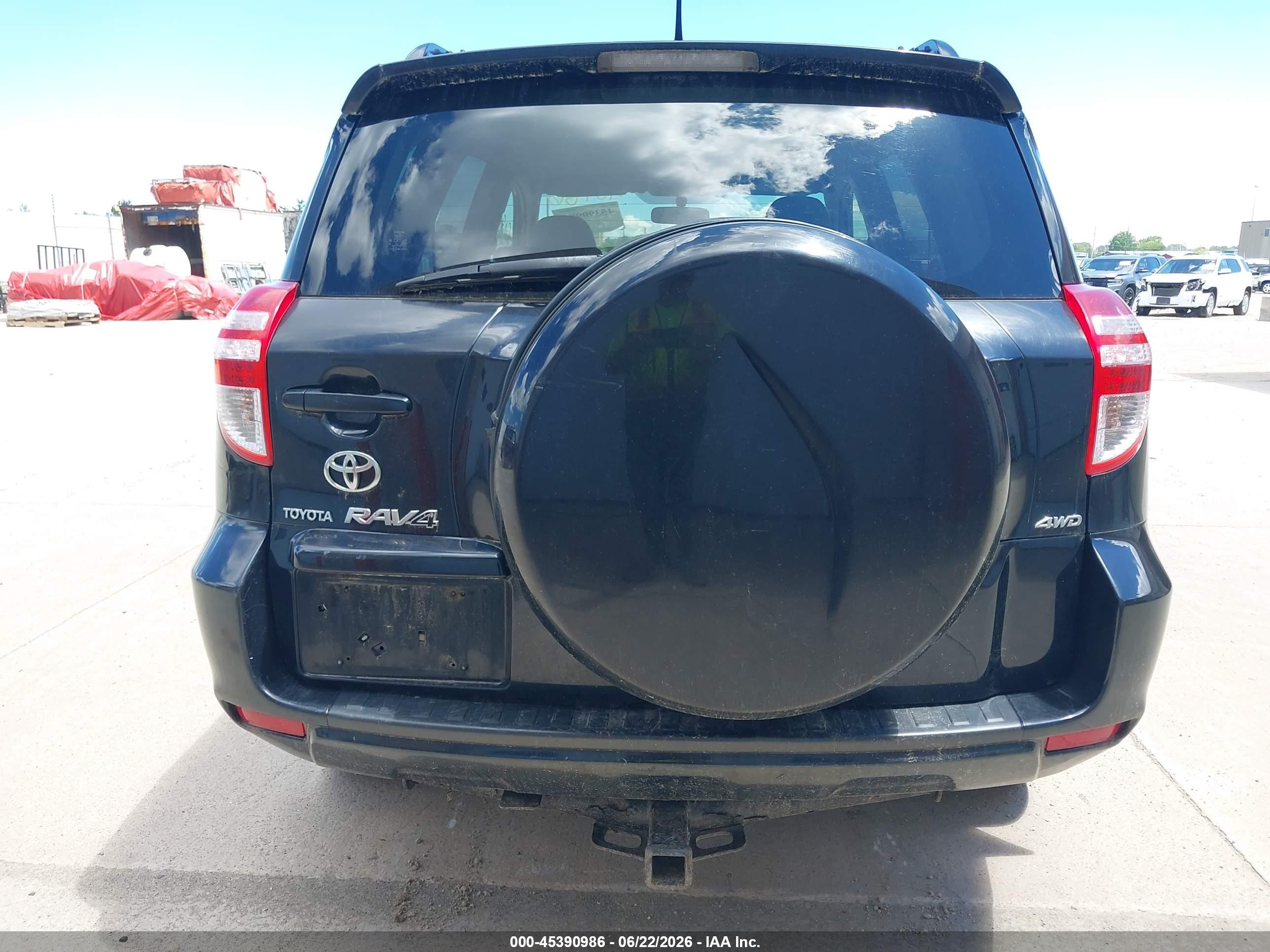2010 Toyota Rav4   Black vin: JTMBF4DV4AD035140
