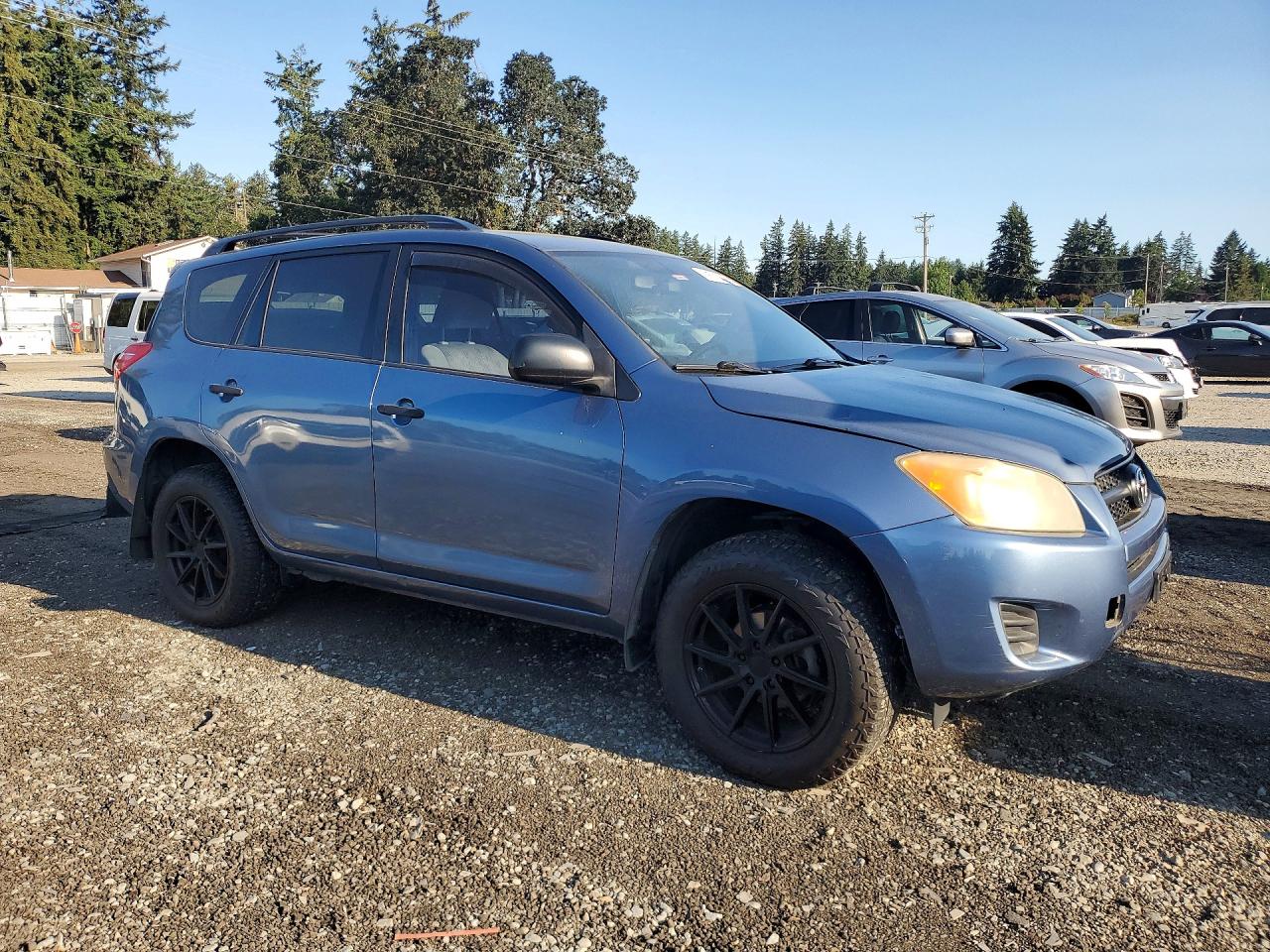 2011 Toyota Rav4 Base Blue vin: JTMBF4DV4B5037885