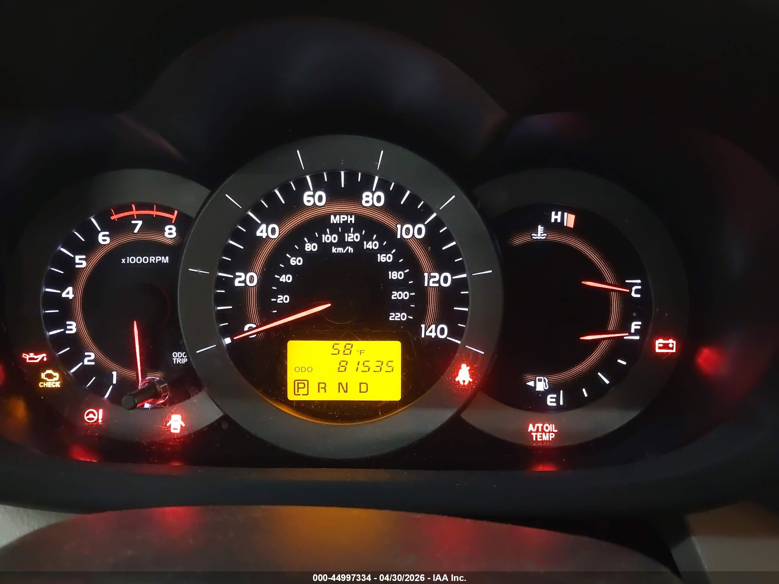 2012 Toyota Rav4   Black vin: JTMBF4DV4C5052811