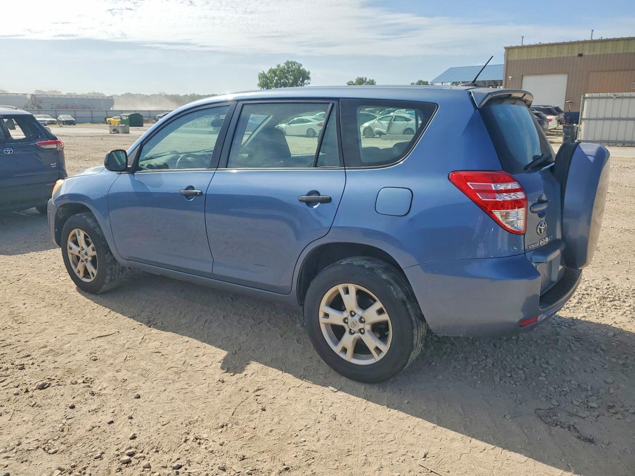 2010 Toyota Rav4 Base Blue vin: JTMBF4DV5AD028391